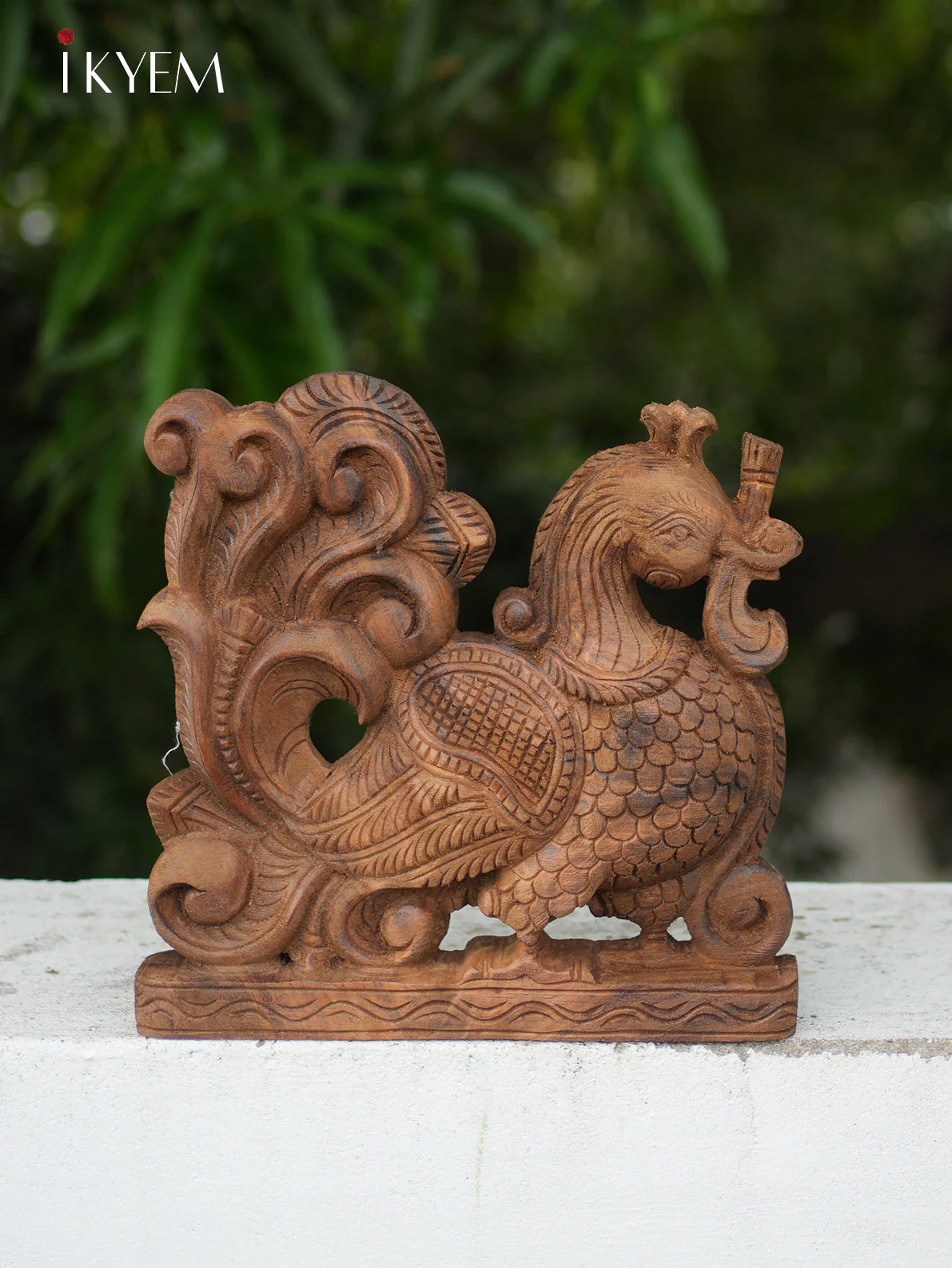 Hand Carved Wooden  Annapakshi Bracket