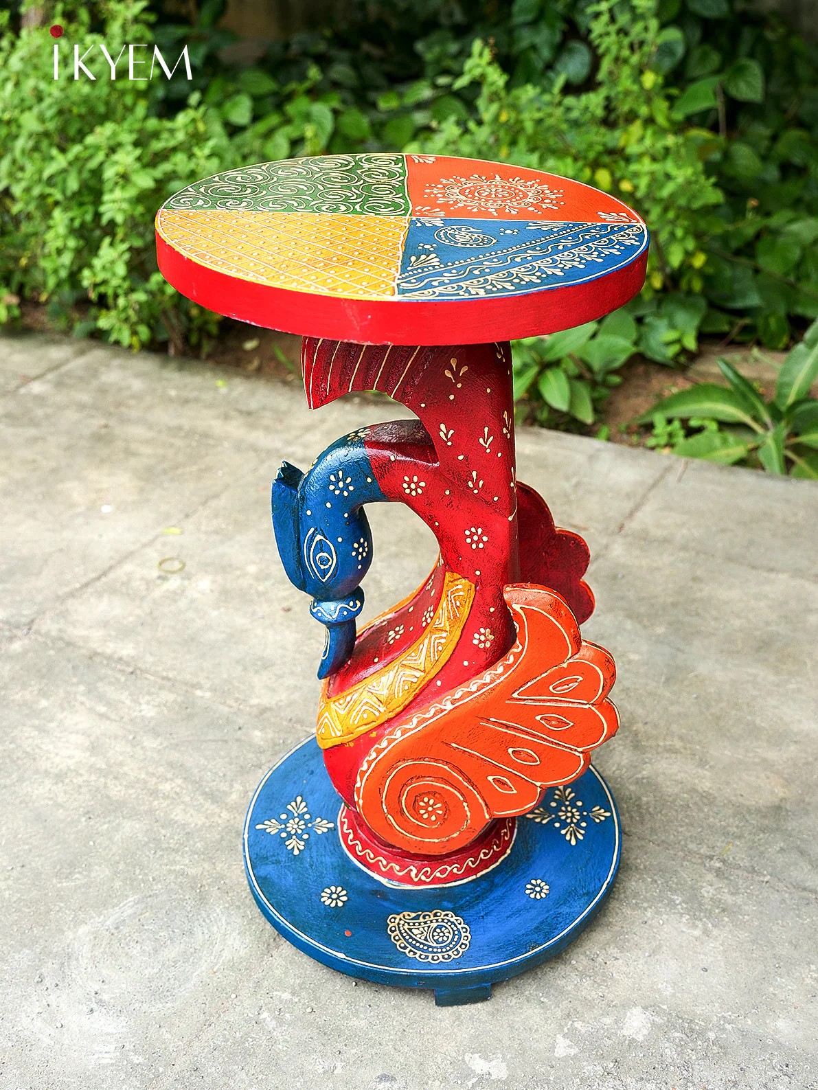 Hand-Painted Swan Table - Image 2
