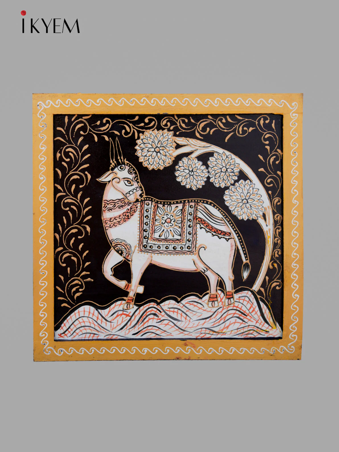 Painting Square  Wall Plate