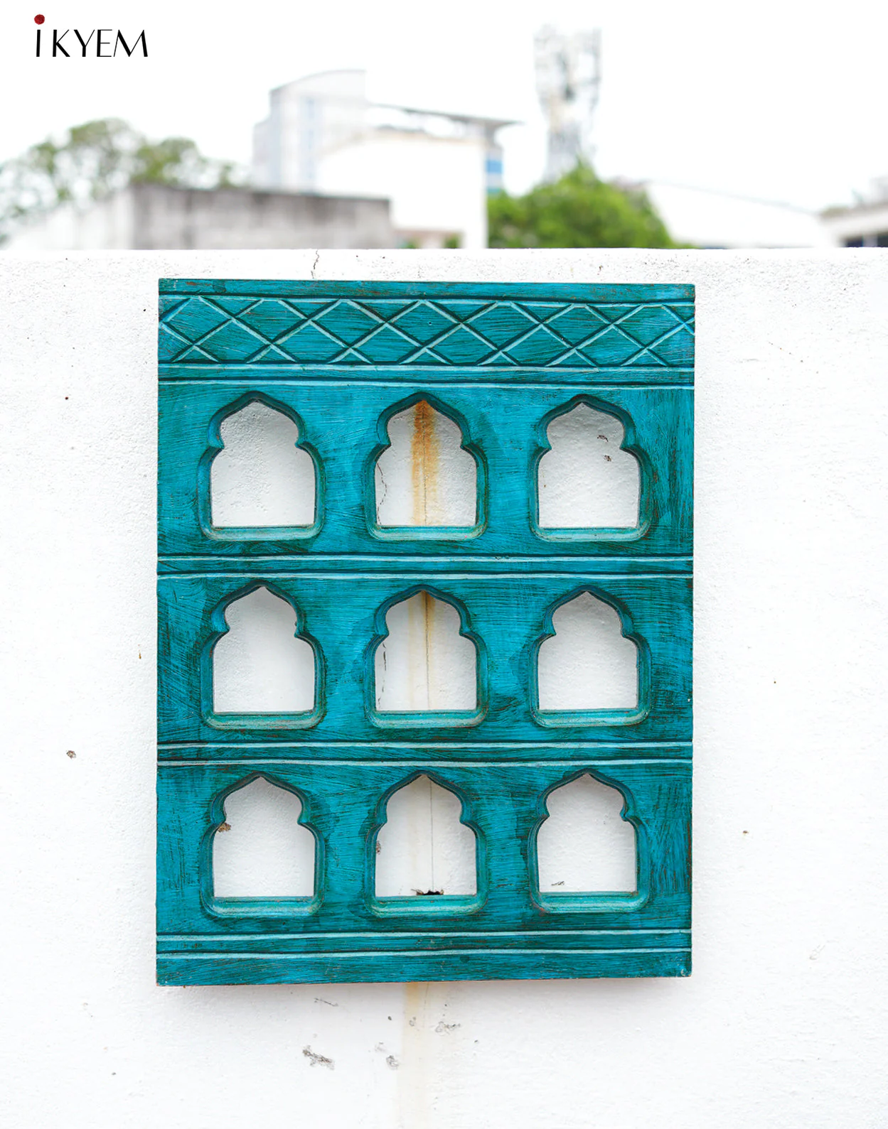 Wooden JhROKHA - Cyan - Image 2