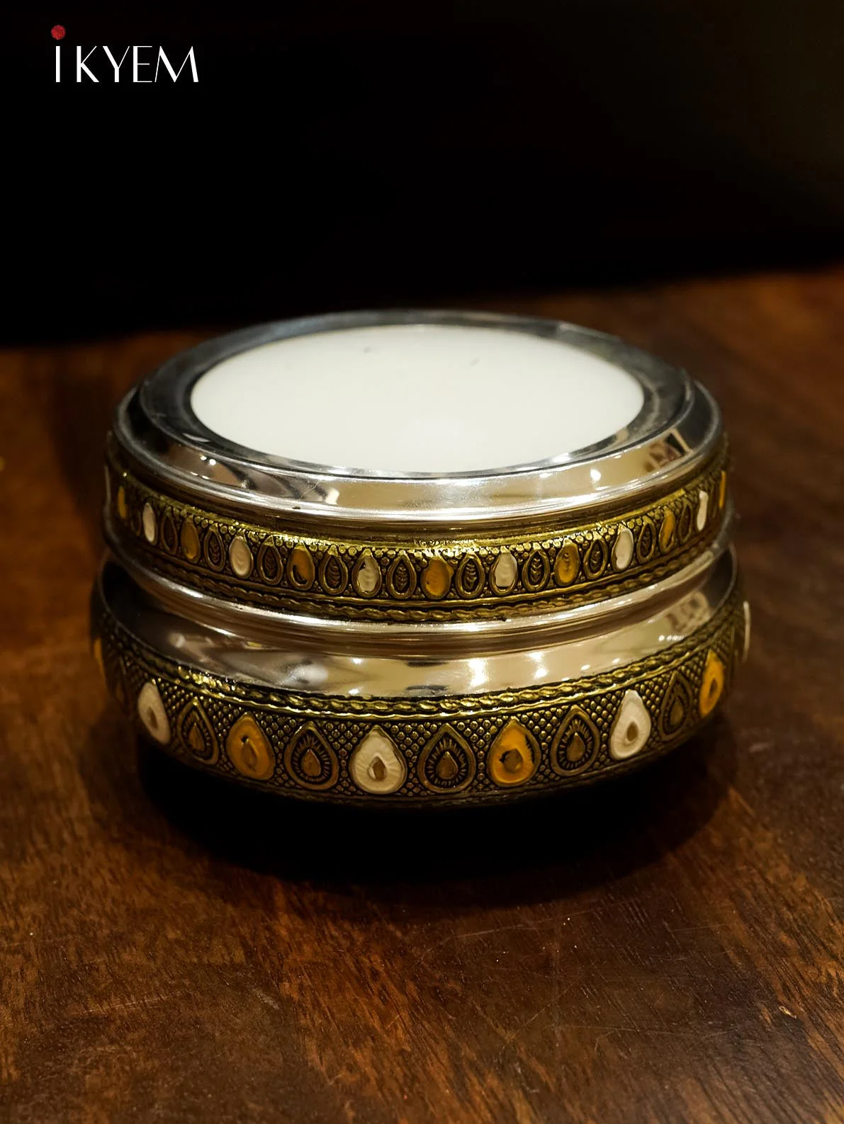 Meenakari Dabba Gold (4×3)- 4GJ13029