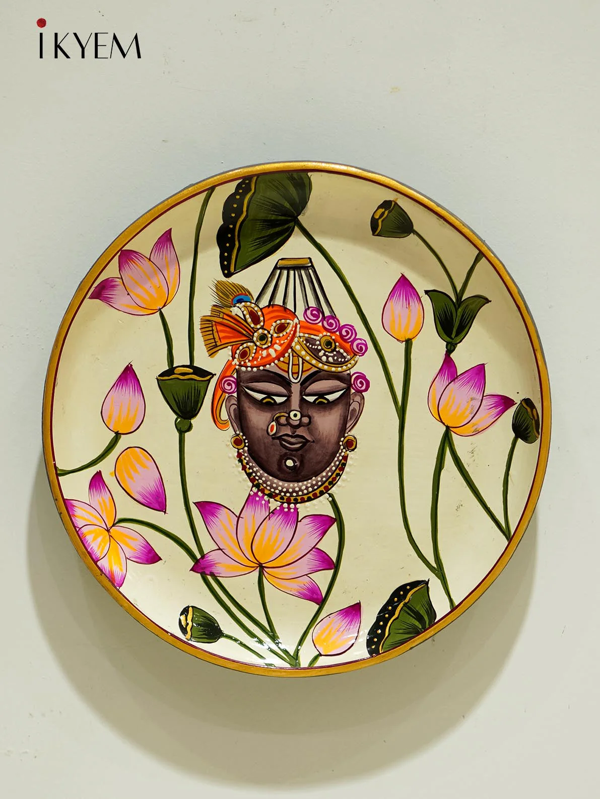 Hand Painted Wooden plate