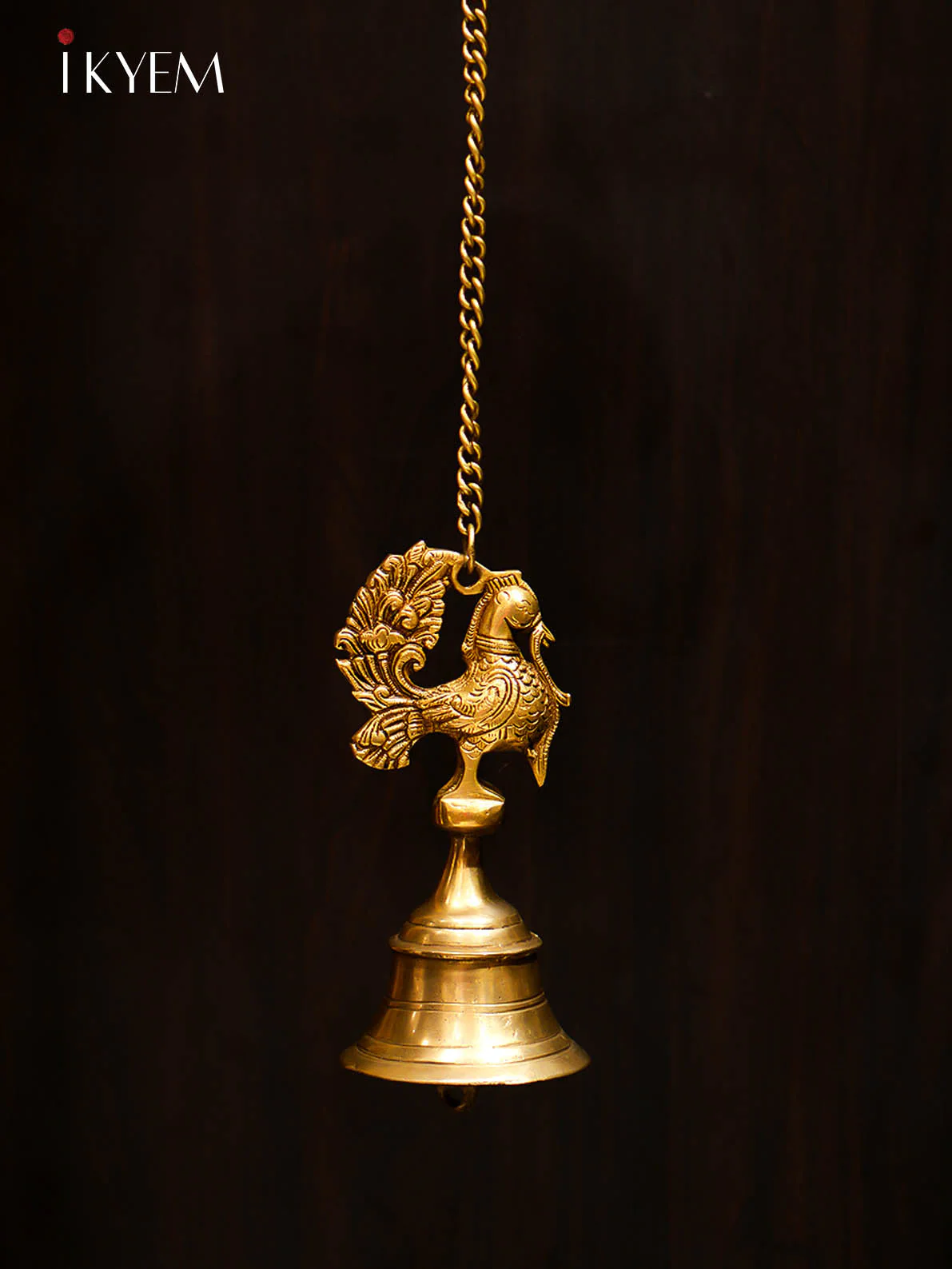 Brass Hanging Annapakshi Bell - Image 2
