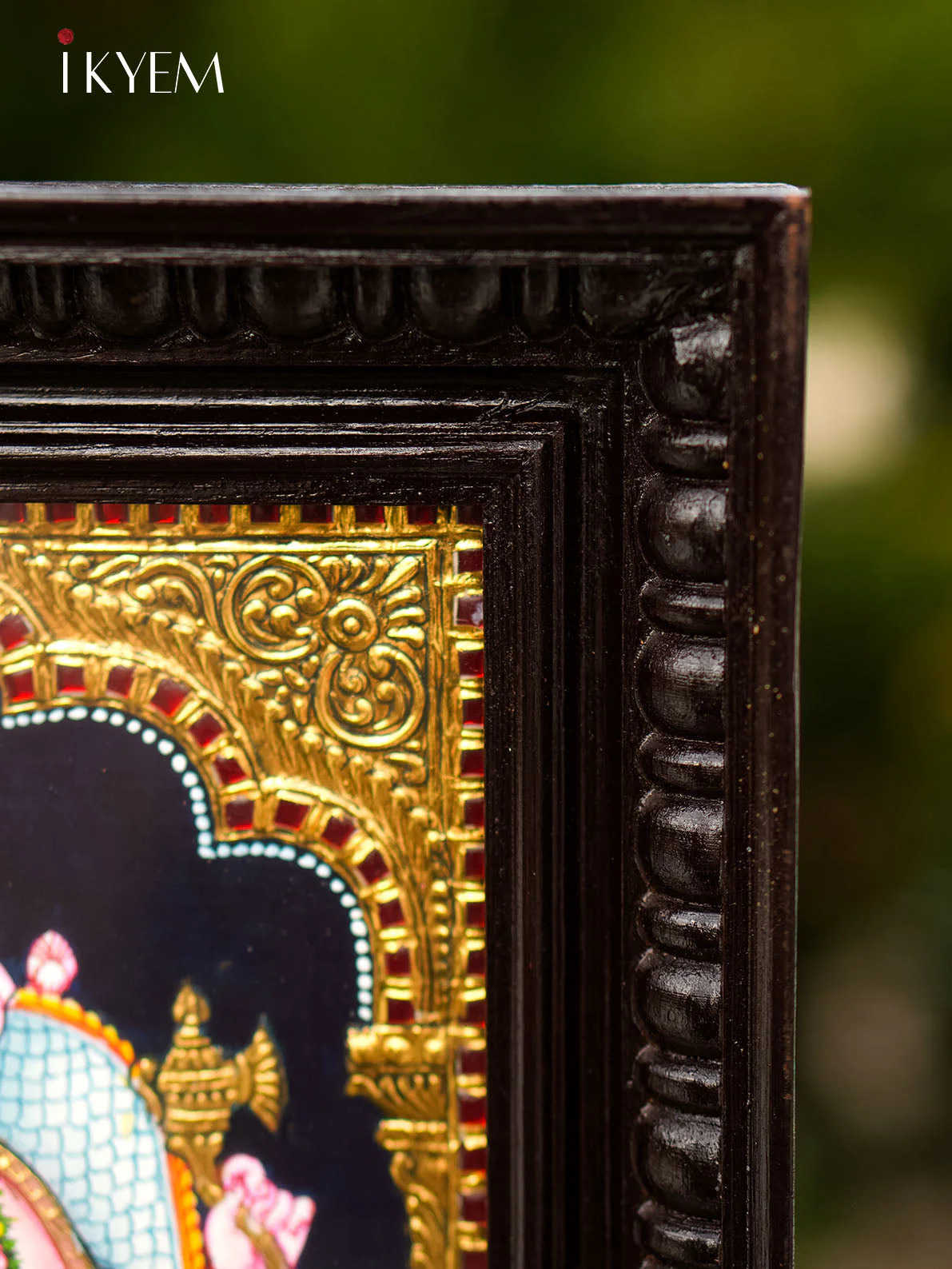 Lord Ganesha Tanjore Painting - Image 5