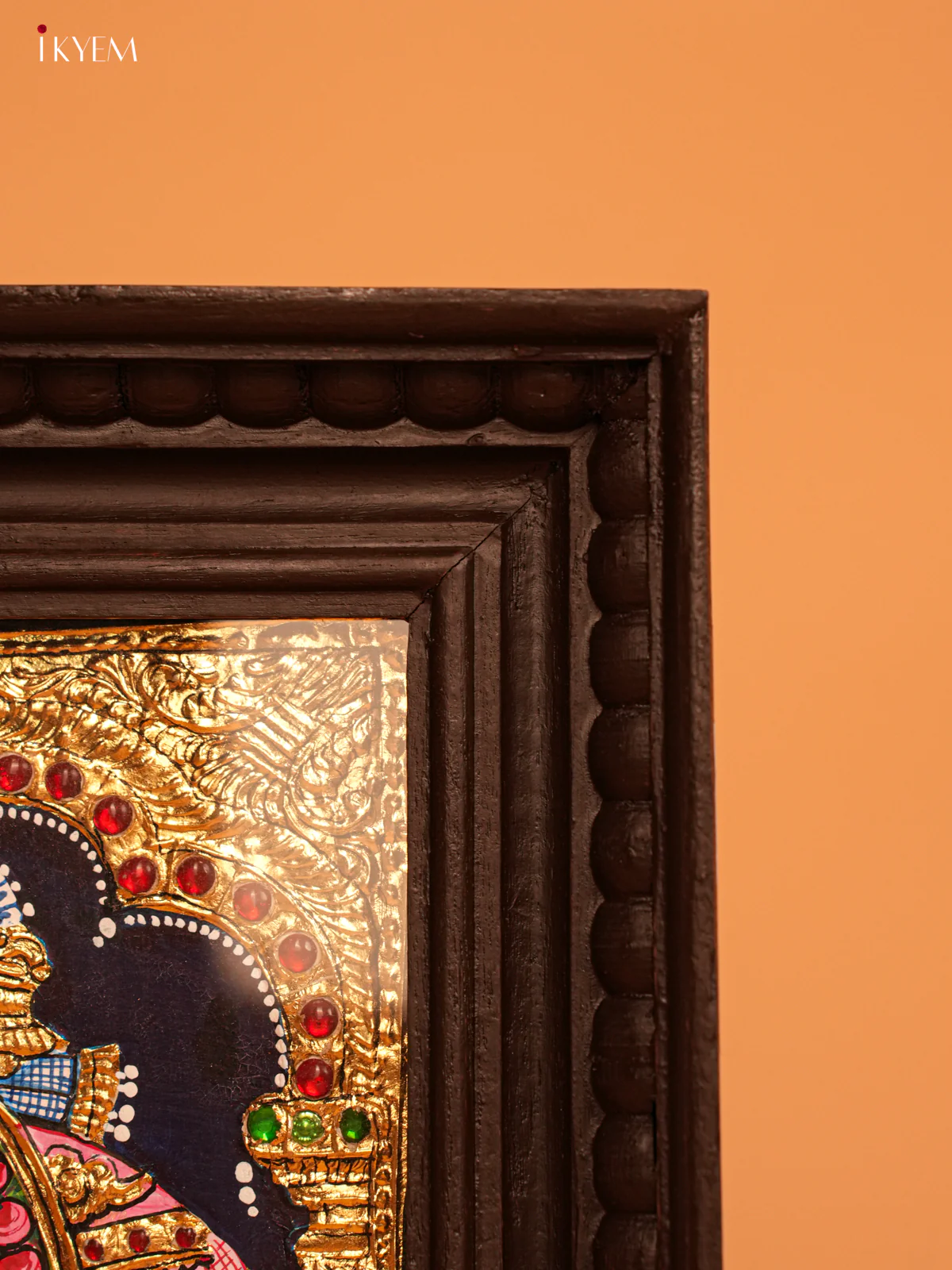 Radha Krishna - Tanjore Painting 15* 13 - 4HJ01028 - Image 6