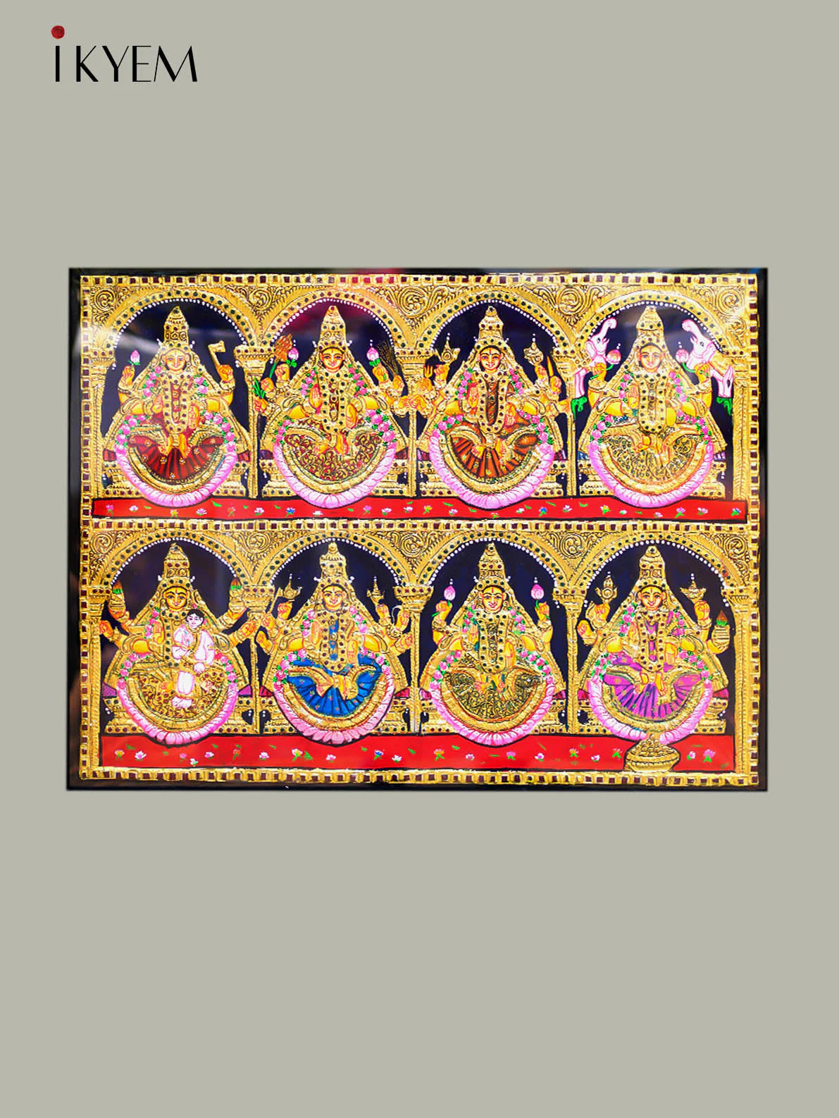 Ashtalakshmi - Tanjore Painting (22*28 inches) - Image 4