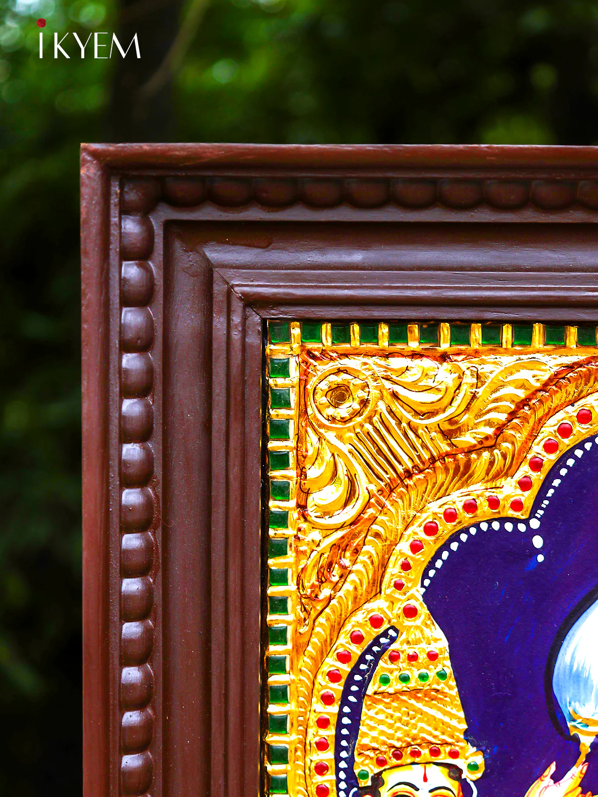 Ramar Pattabhishekam- Tanjore Painting - 4IJ21020 - Image 3