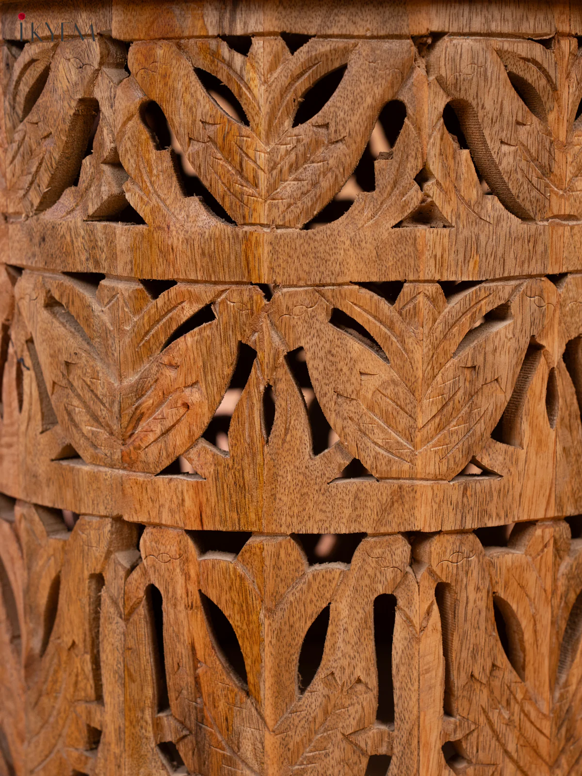 handcrafted Wooden Table - (17×17) Inches - 4IJ24001 - Image 3