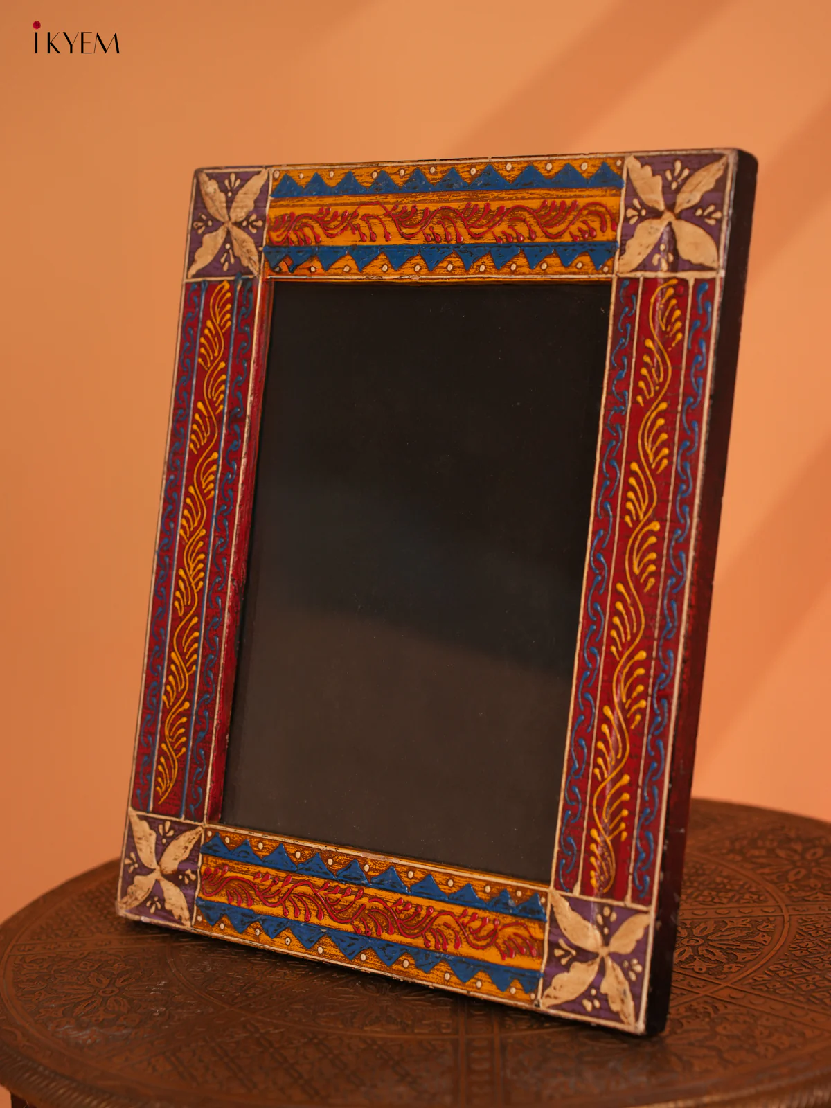 wooden hand painted photo frame - 13.3 Inch - 4IJ30023 - Image 2