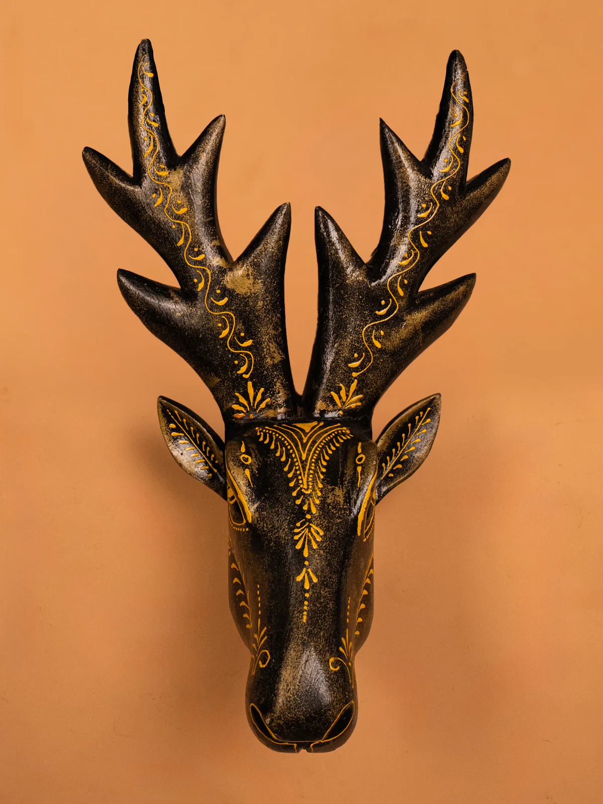 Wooden Hand Painted Deer Wall hanging - 4IJ30076 - Image 2