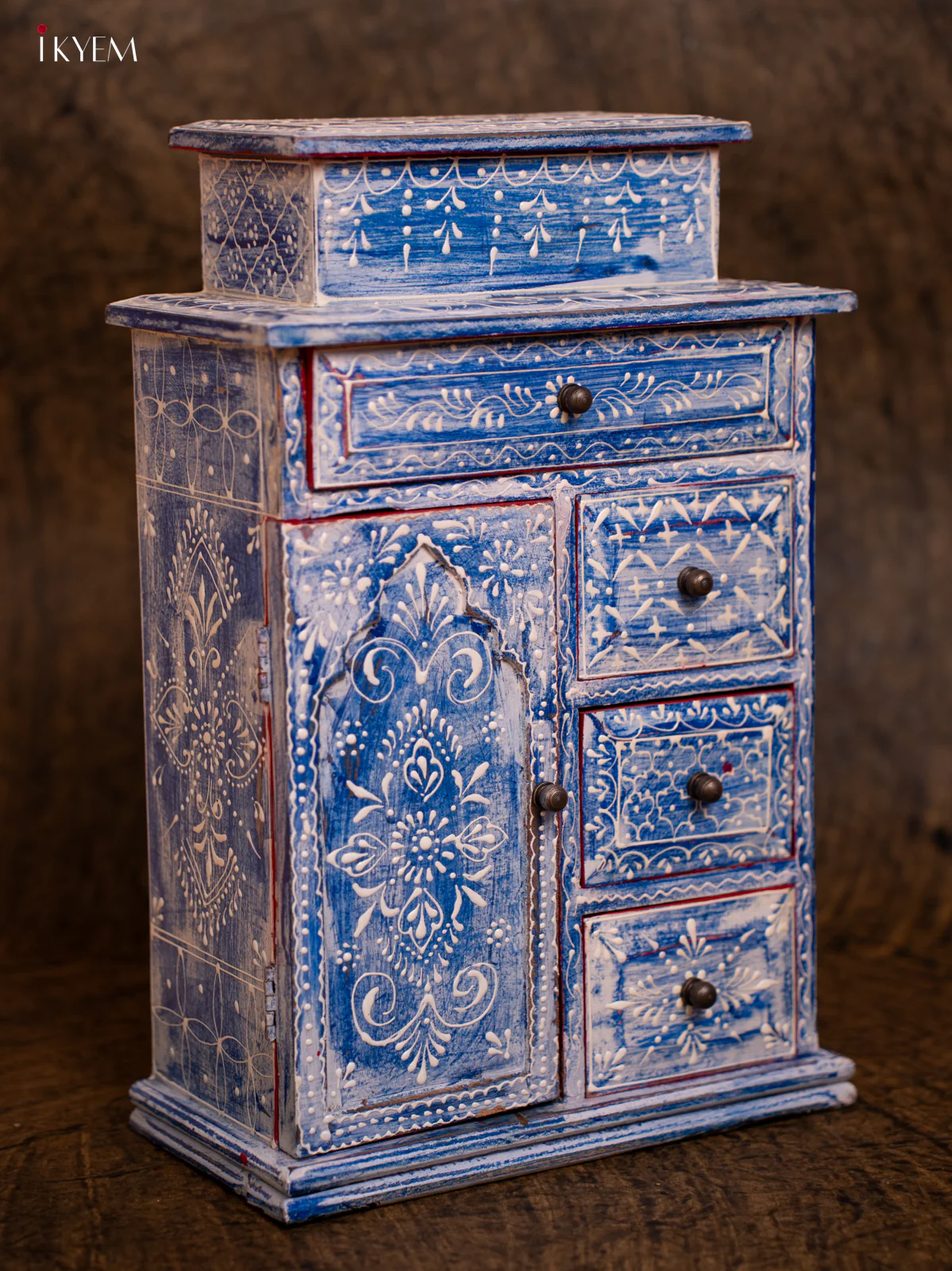 Wooden Hand Painted with 6 Drawers - 4IJ30097 - Image 3