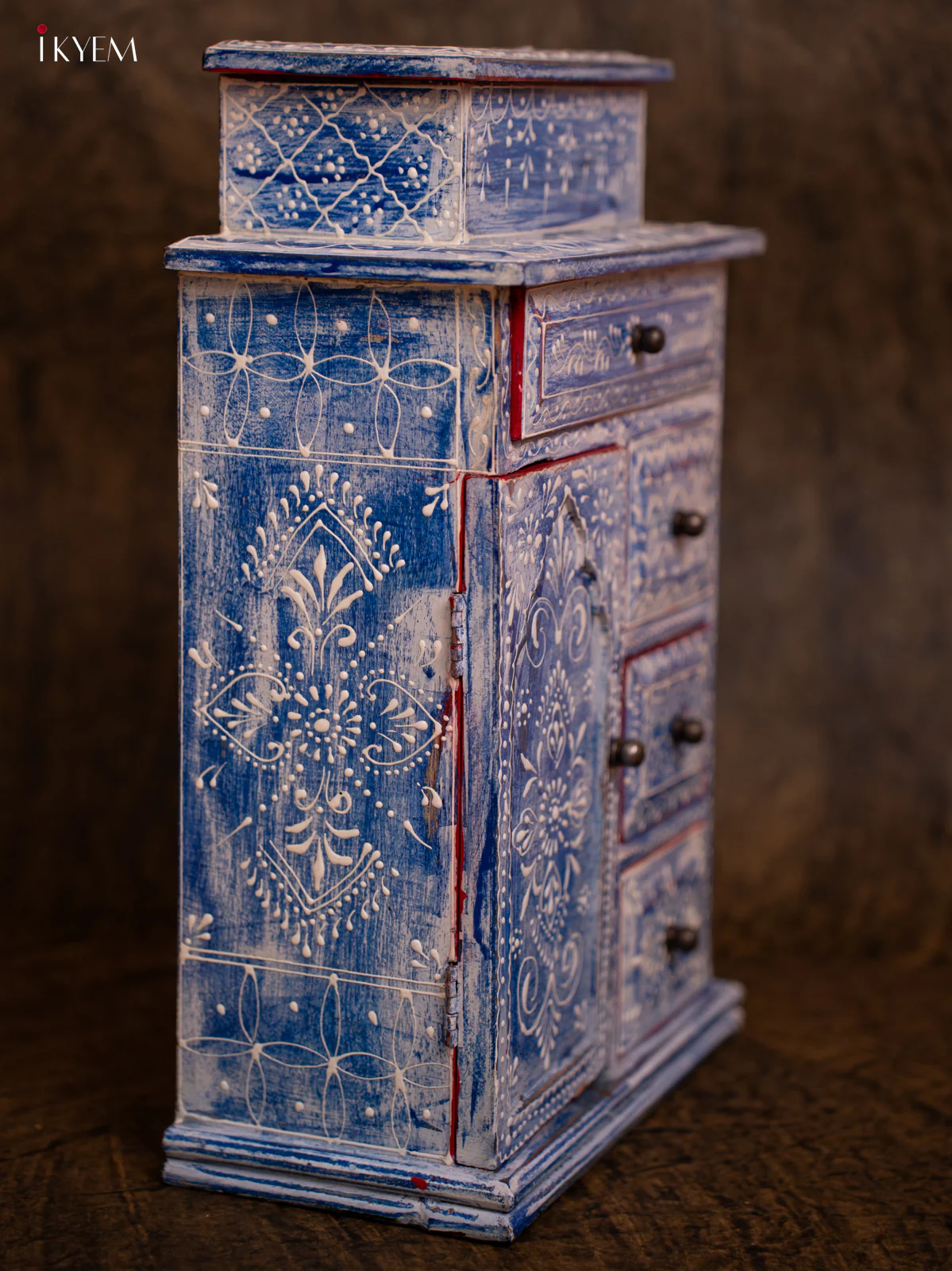 Wooden Hand Painted with 6 Drawers - 4IJ30097 - Image 5
