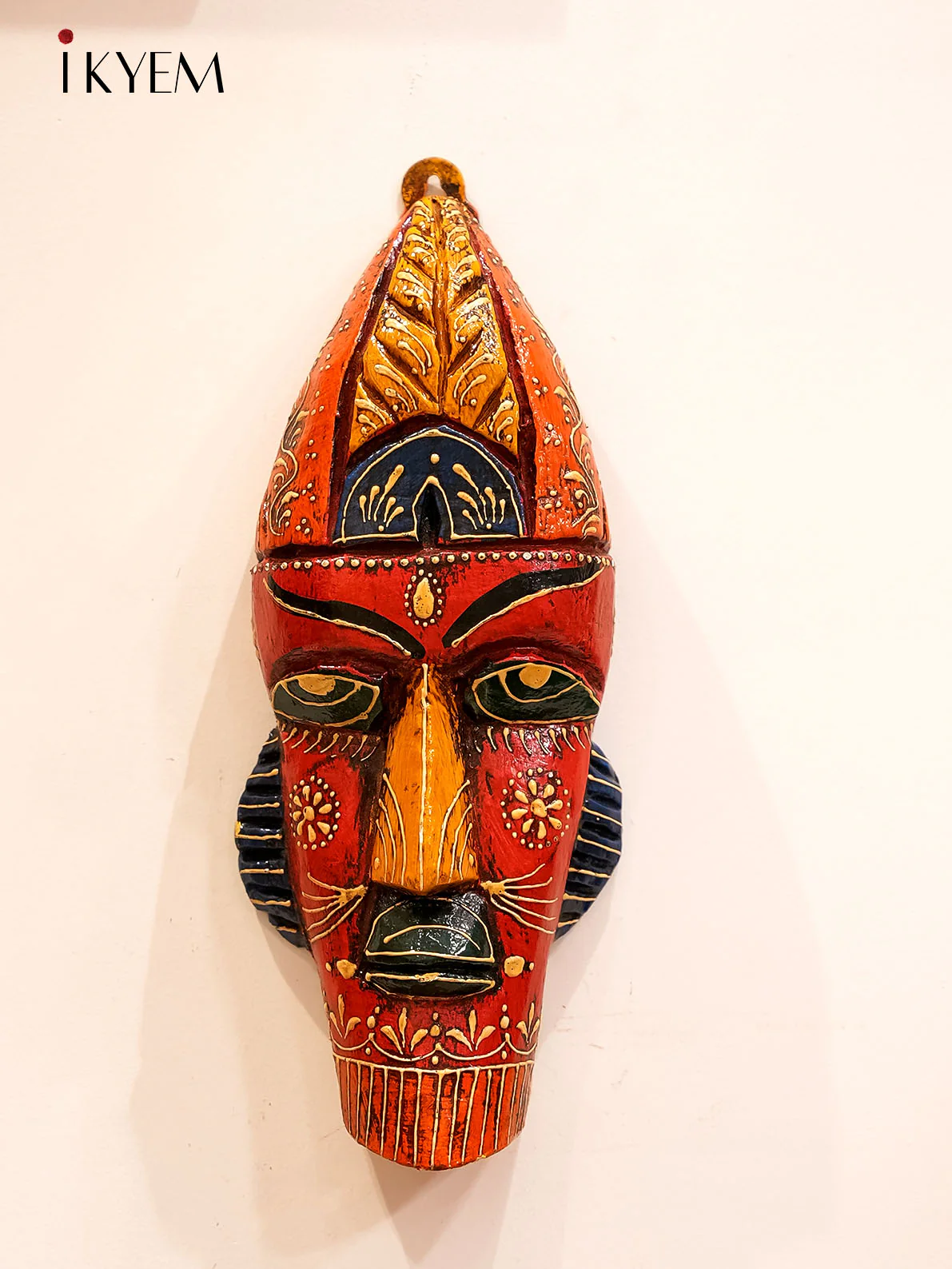 Wooden tribal Face Mask