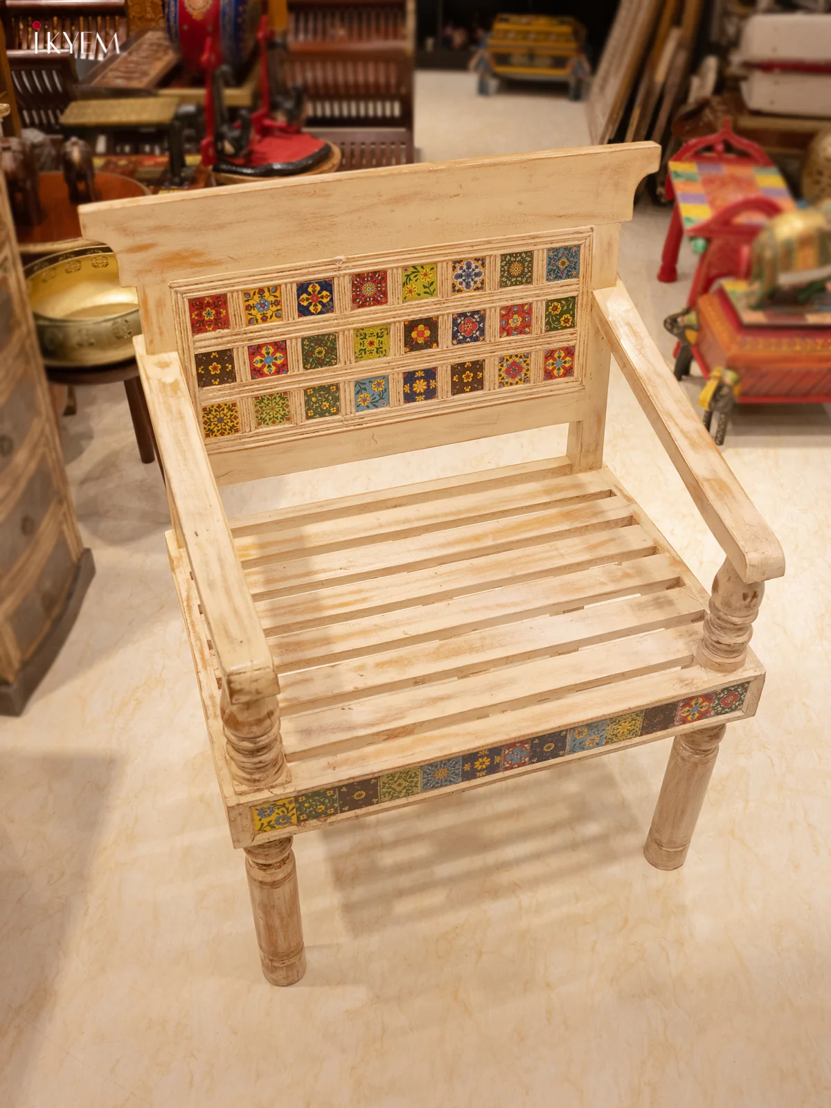 WD SOFA BENCH TILE FTD BROWN - Image 3