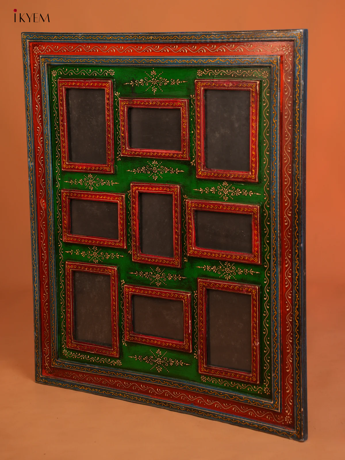 Wooden Hand Painted Mirror College Frame - 4JJ04062 - Image 5