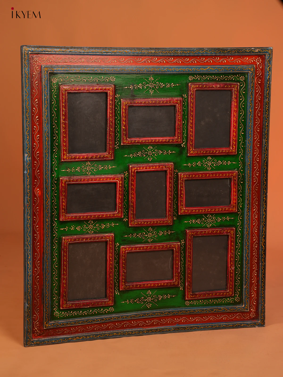 Wooden Hand Painted Mirror College Frame - 4JJ04062 - Image 6