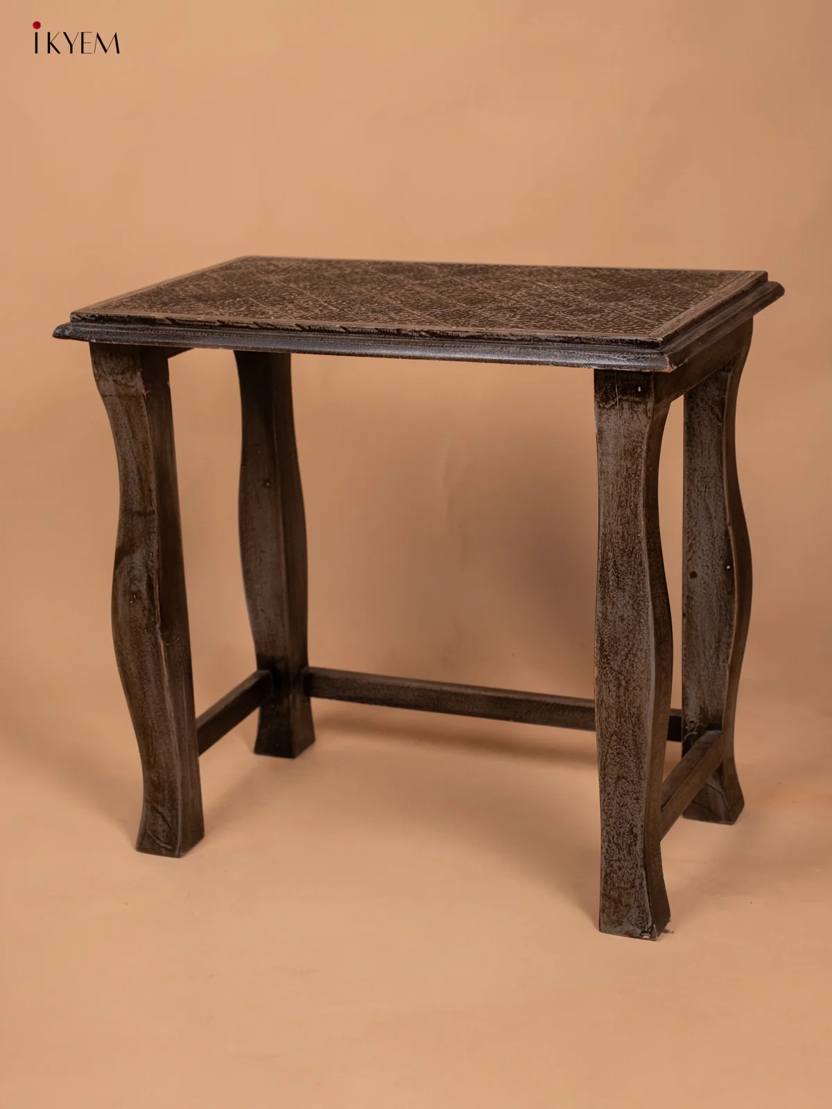 Wooden Stool Big - 20.4 Inch - 4JJ04075 - Image 3