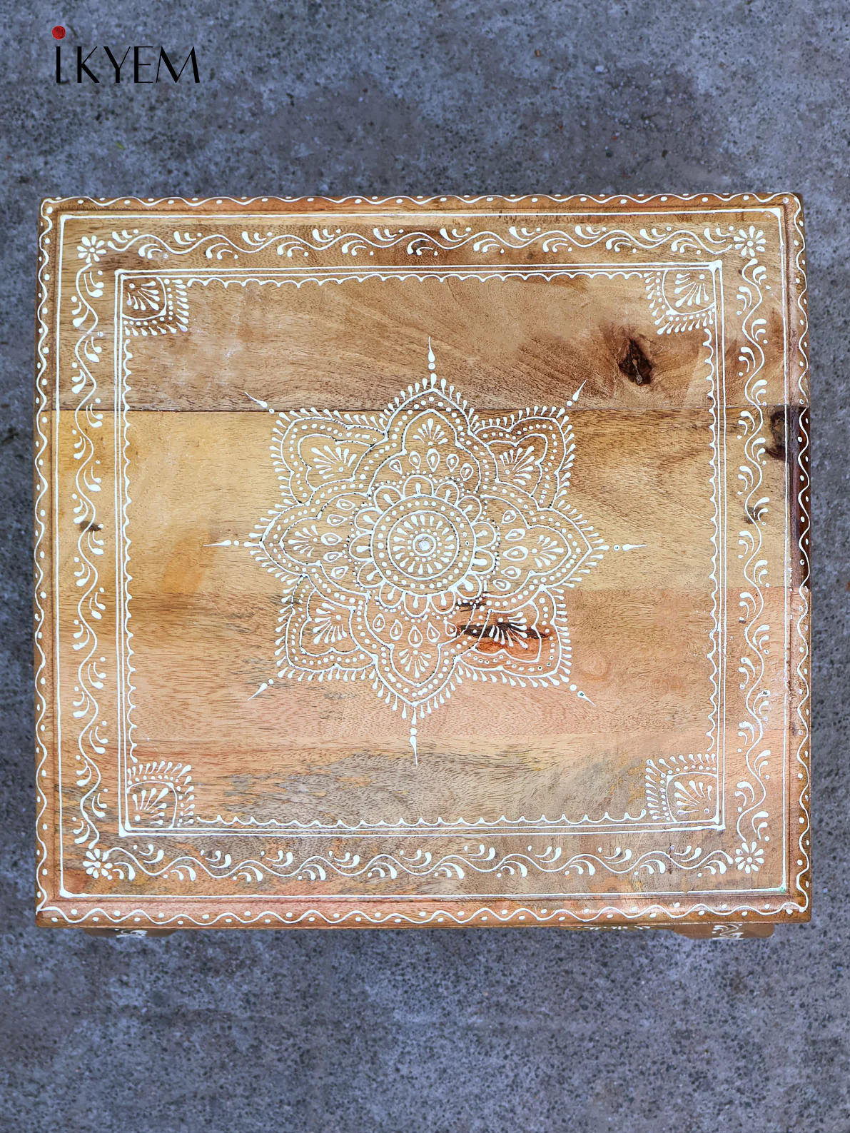 Wooden Stool/ Chowki - Image 3
