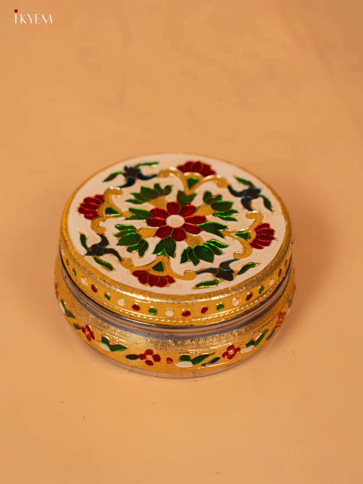 Meenakari Dabba Foral (4×4)- 4JJ12059 - Image 2