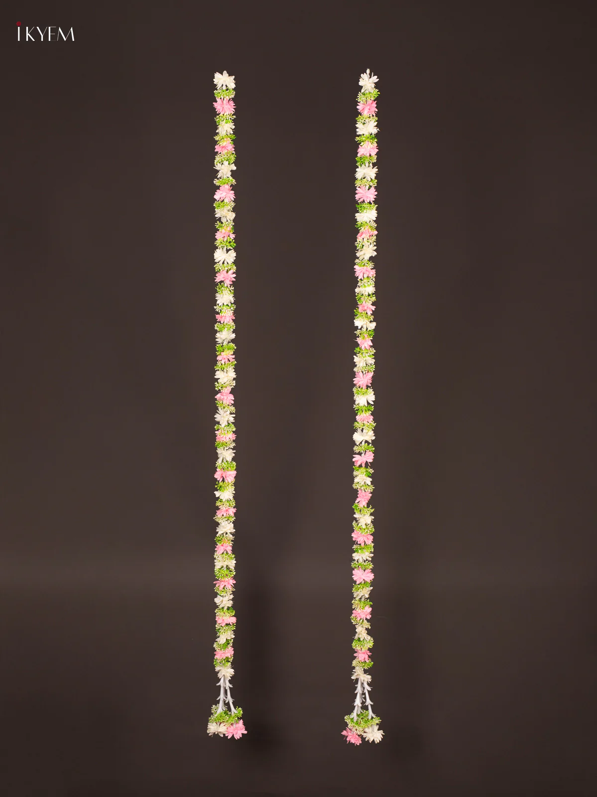Flower Thoran set of 2 - Pink & White - AA02145 - Image 2
