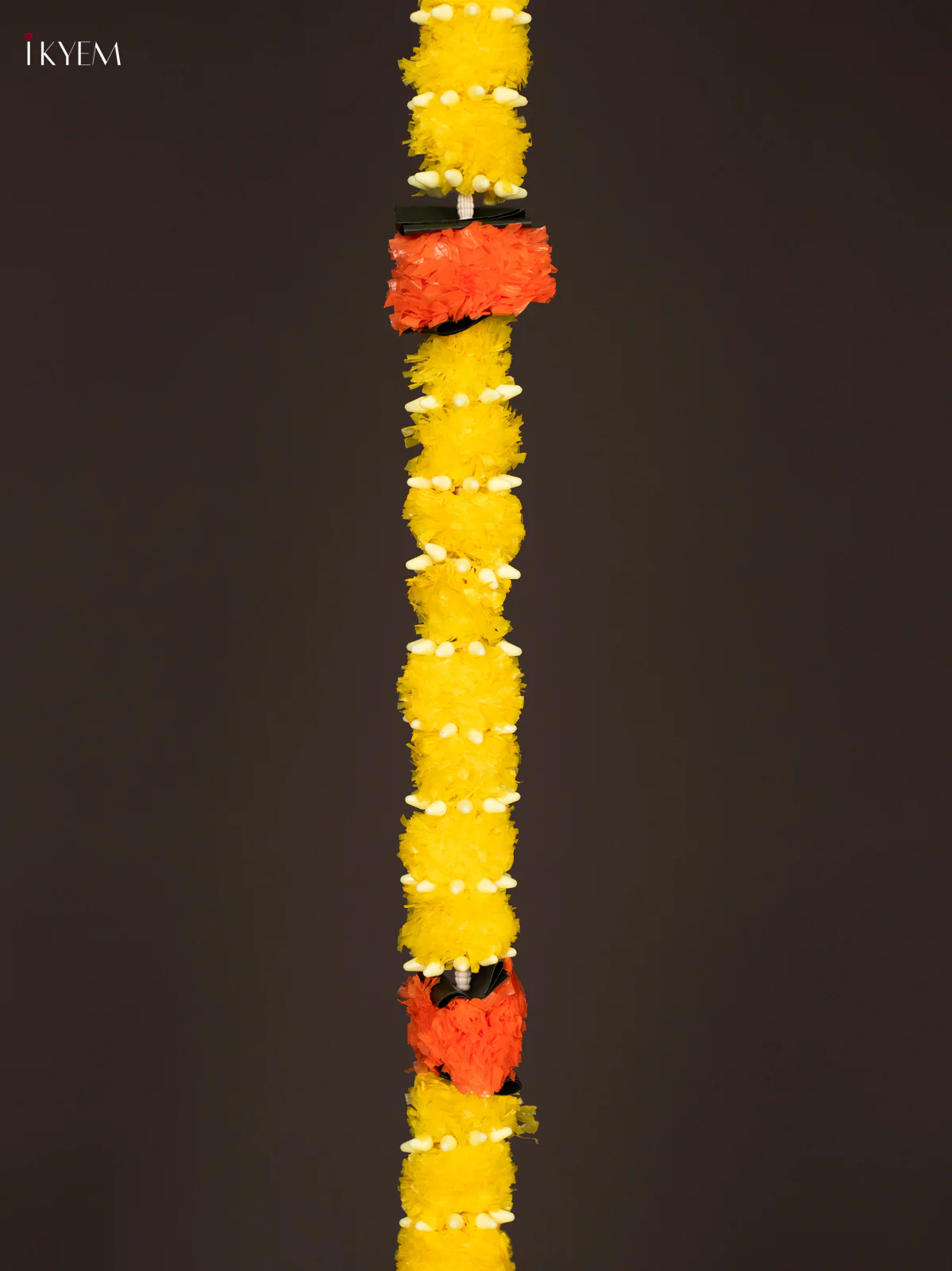 Flower Thoran set Of 2 - Peach & Yellow