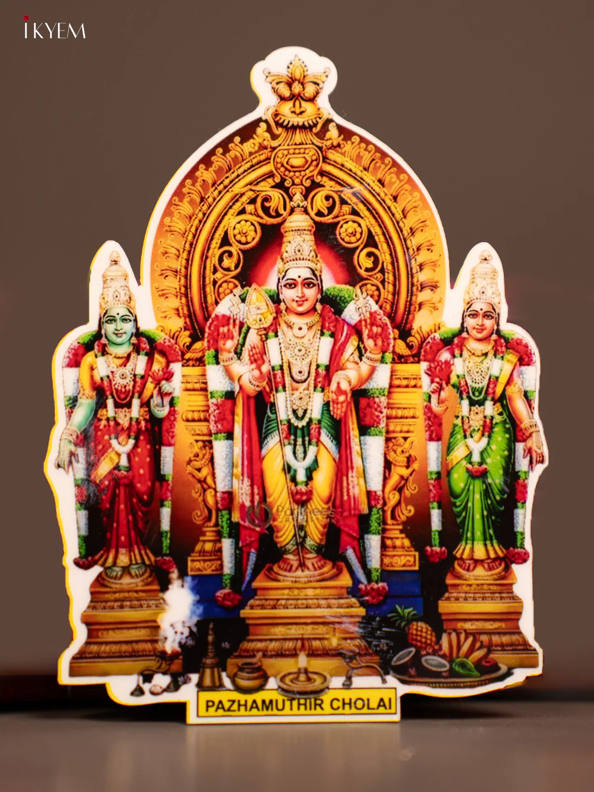 Arupadai Veedu Murugan Fridge Magnet Set - KF09128 - Image 7