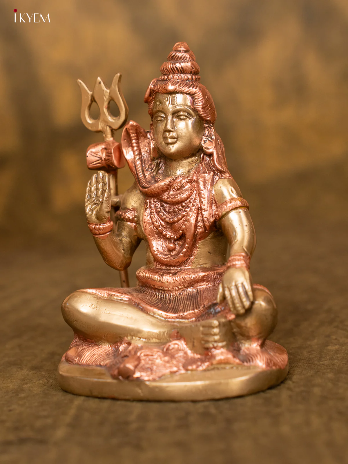 Lord Shiva in Dual tone (Brass & Copper), Feature rich. Perfect for your pooja room - Image 4