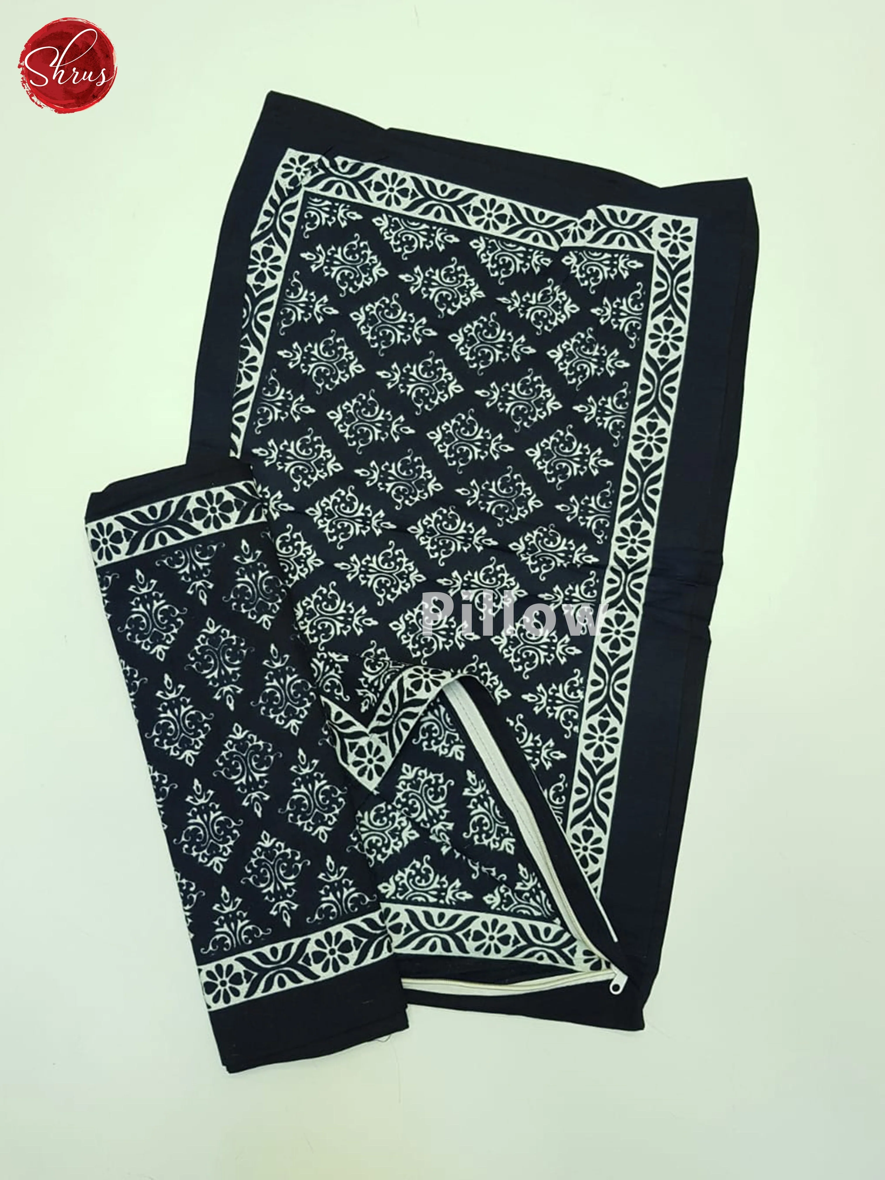 Black  - Jaipur block printed Cotton Bed Spreads - Image 3
