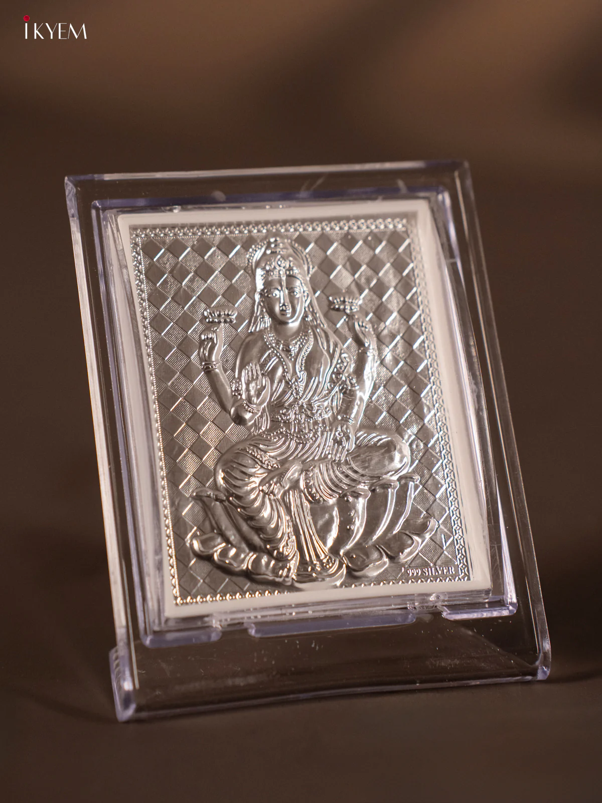 German Silver Goddess Lakshmi Photo stand - KF11199 - Image 2