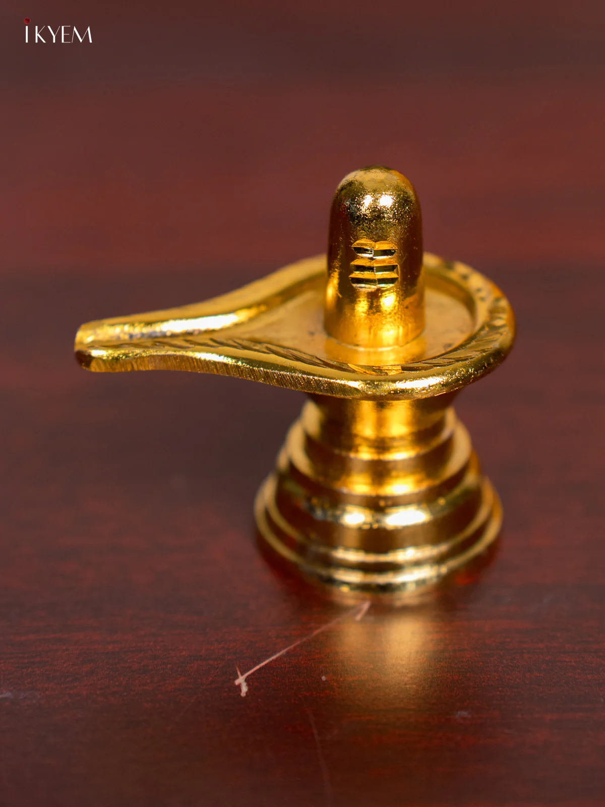 Beautiful Gold Plated Shiva Lingam Idol - KI17111 - Image 2