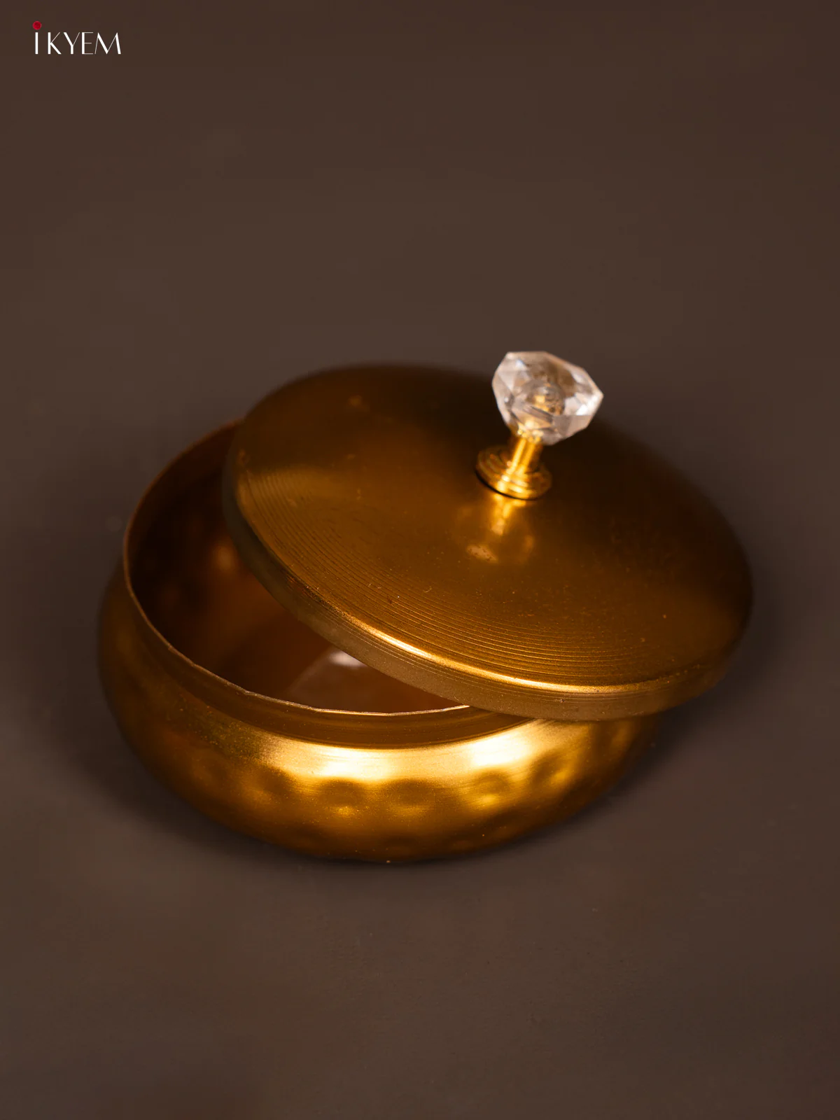 Classic Golden Colour Round Dry Fruit Jar - KG25196 - Image 3