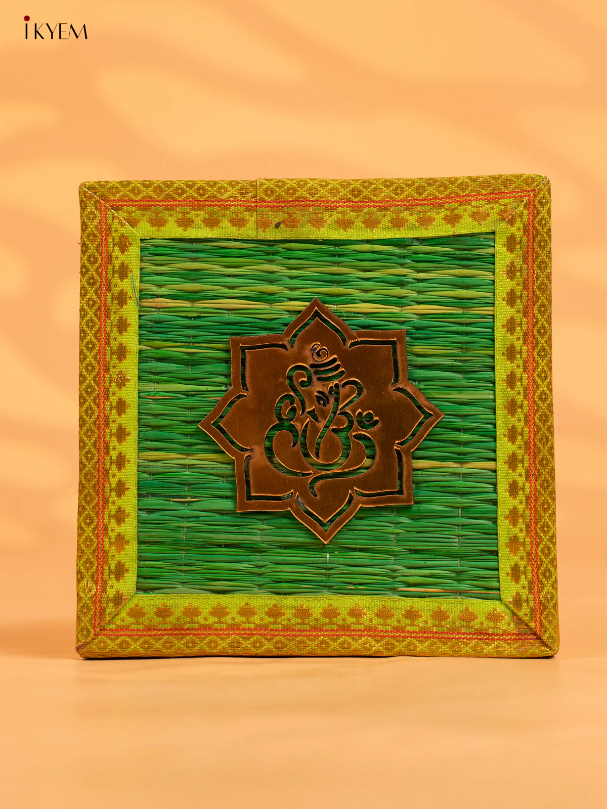 Green Korai Gift Box with Net Potli - KB17142 - Image 3