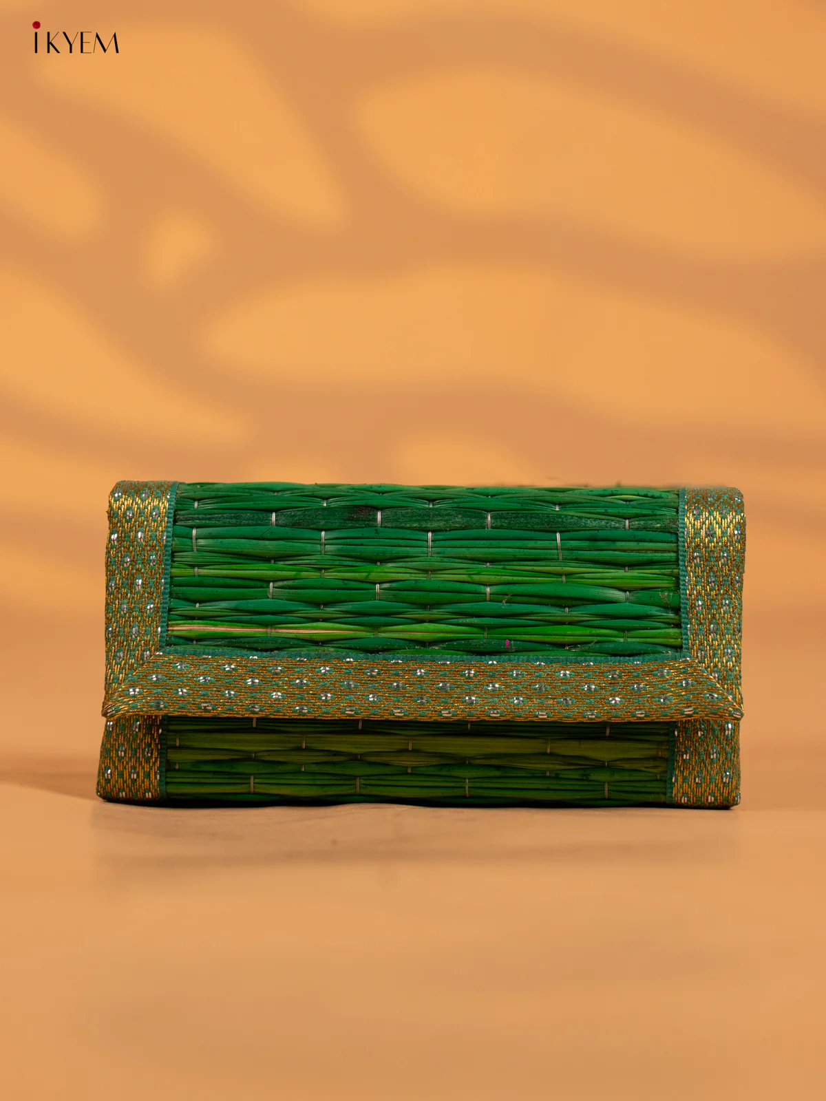 Green Decorative Foldable Korai Trinket Box - KB17154 - Image 3
