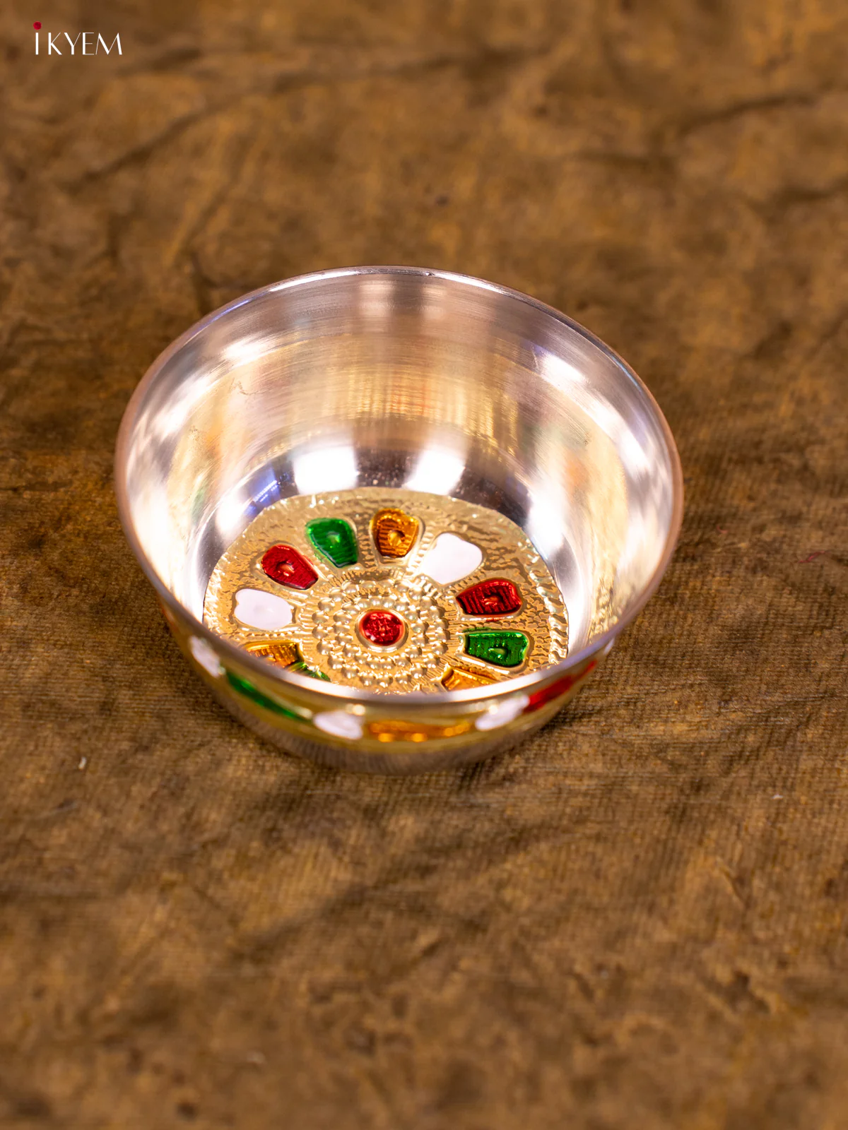 Meenakari Katori - Gold - KA08121 - Image 2