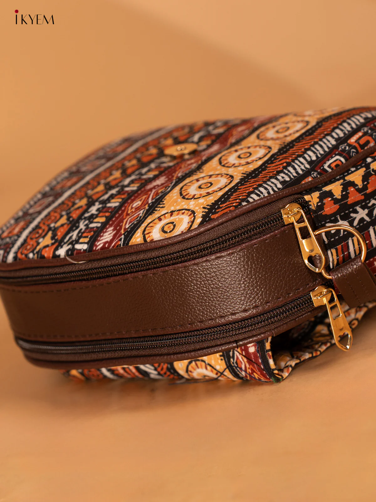 Cotton Printed Sling Bag - Sandal - KA18136 - Image 5