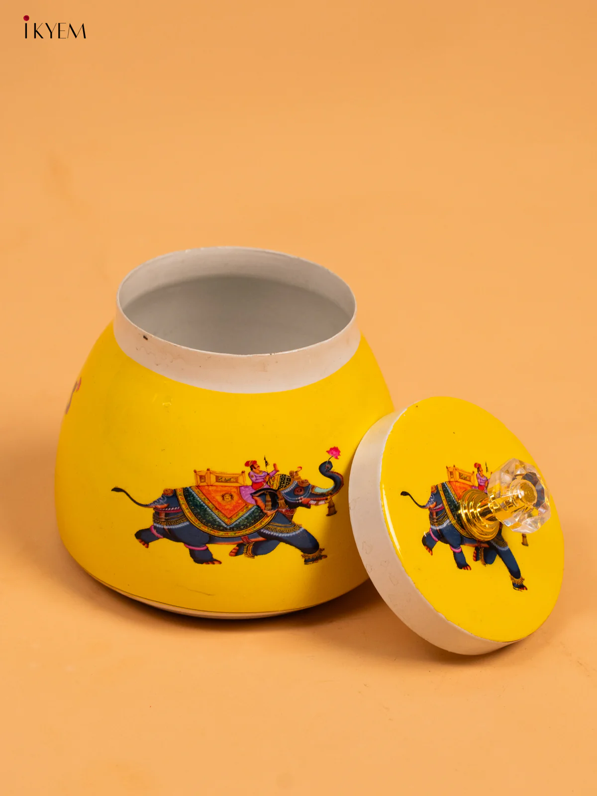 Metal Nut Jars - Elephant-4 Inch- KA30132 - Image 3