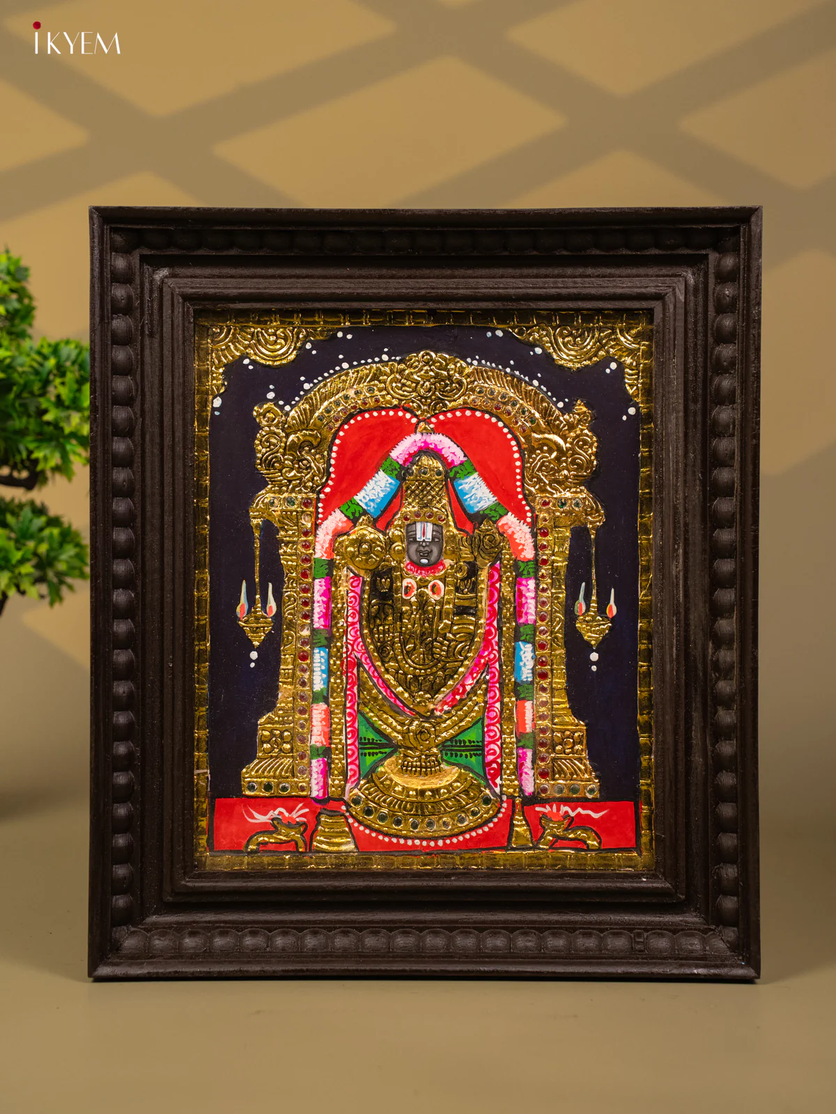Balaji - Tanjore Painting (15x13) - KB01130 - Image 6