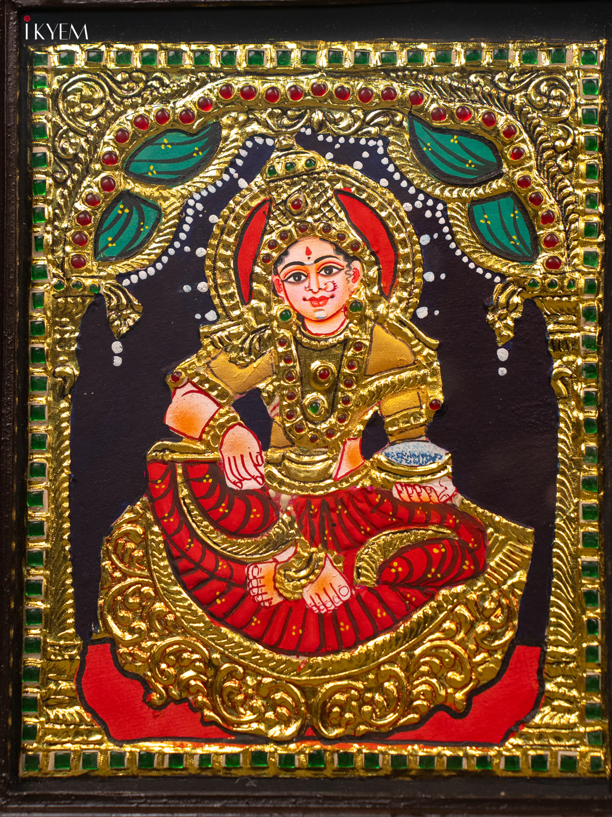 Annapoorani - Tanjore Painting (13x11) - KB01132 - Image 3