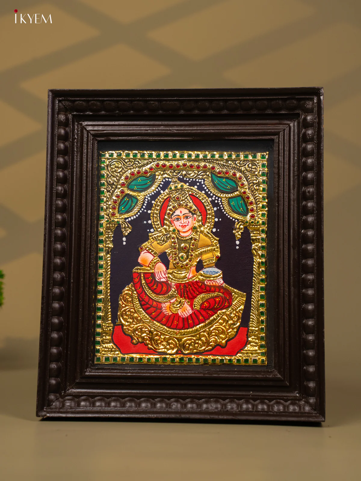 Annapoorani - Tanjore Painting (13x11) - KB01132 - Image 5