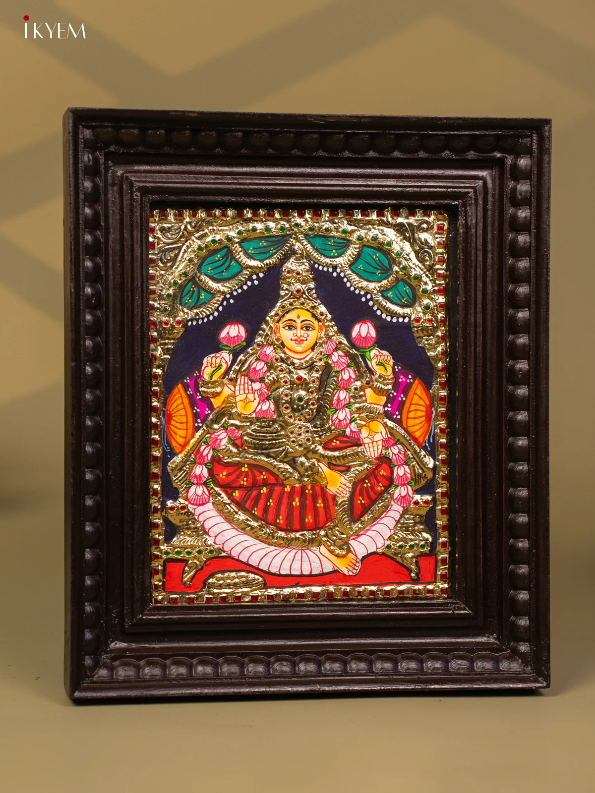 Lakshmi - Tanjore Painting (13x11) - KB01150 - Image 2