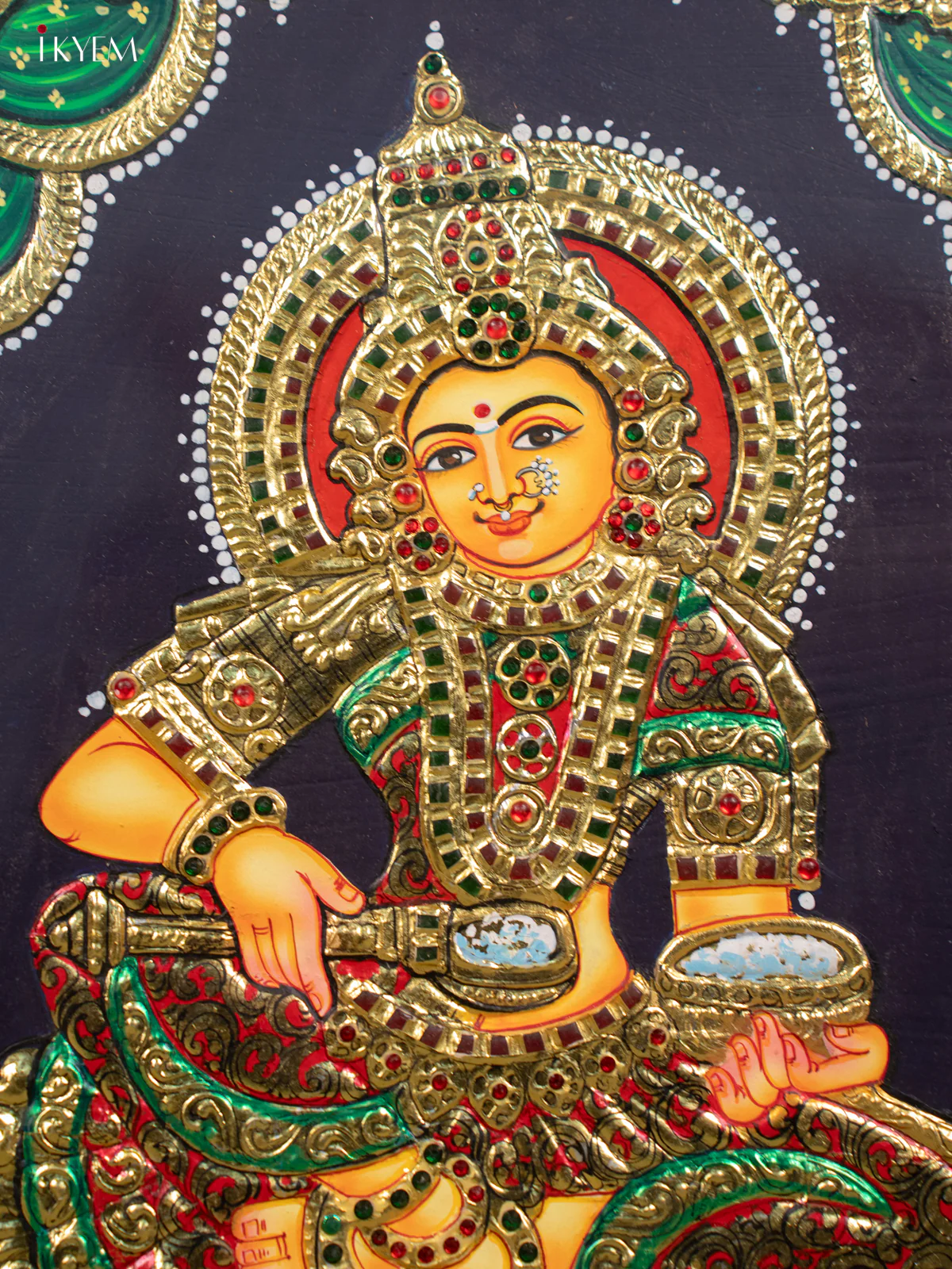 Annapoorani - Tanjore Painting (24x20) - KB01160 - Image 4