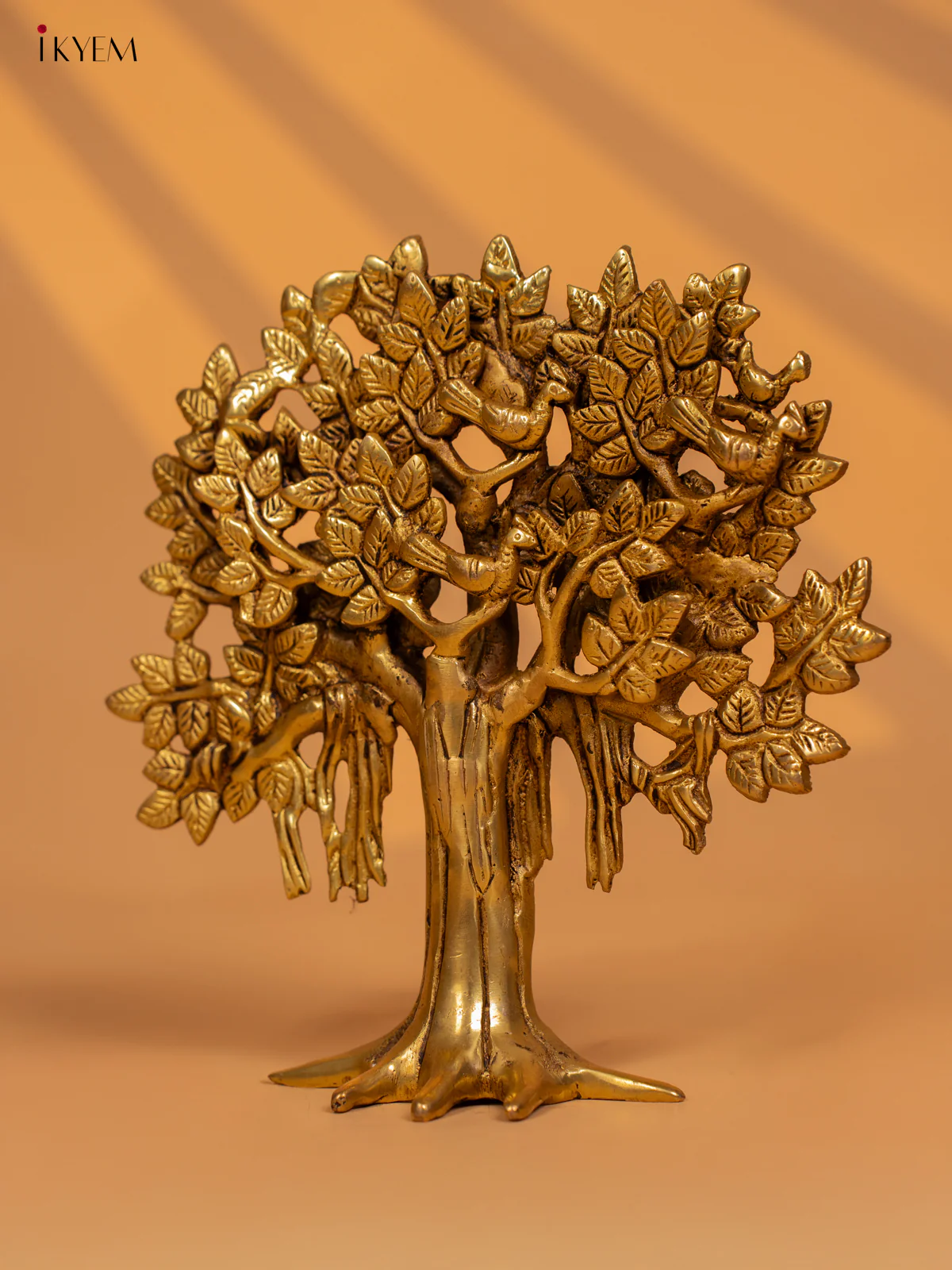 Brass Kalpavriksha Tree with Roots - 8 Inch - KB12111 - Image 3