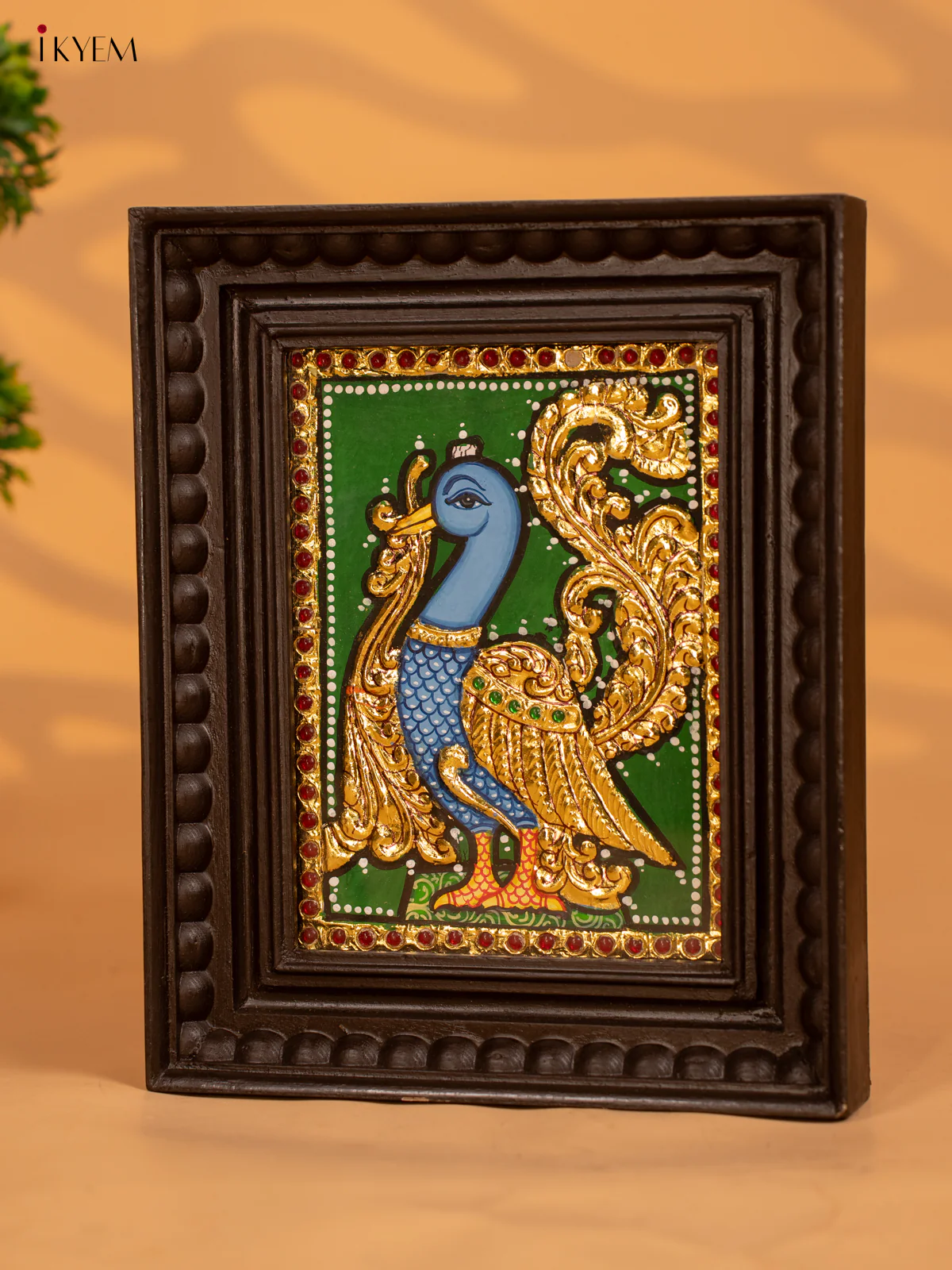 Peacock - Tanjore Painting - KB17129