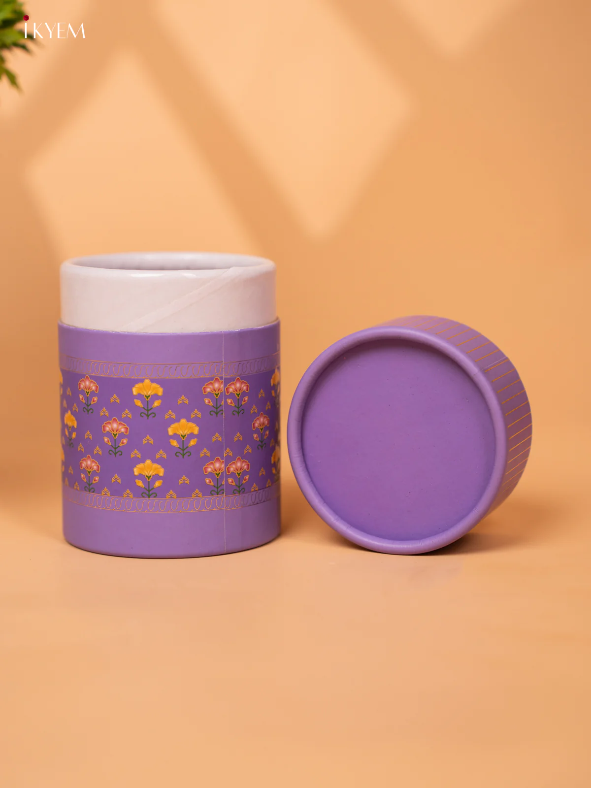 Digital Printed Dry Fruit Paper Mache Jar - Violet 5 Inch- KB27120 - Image 3