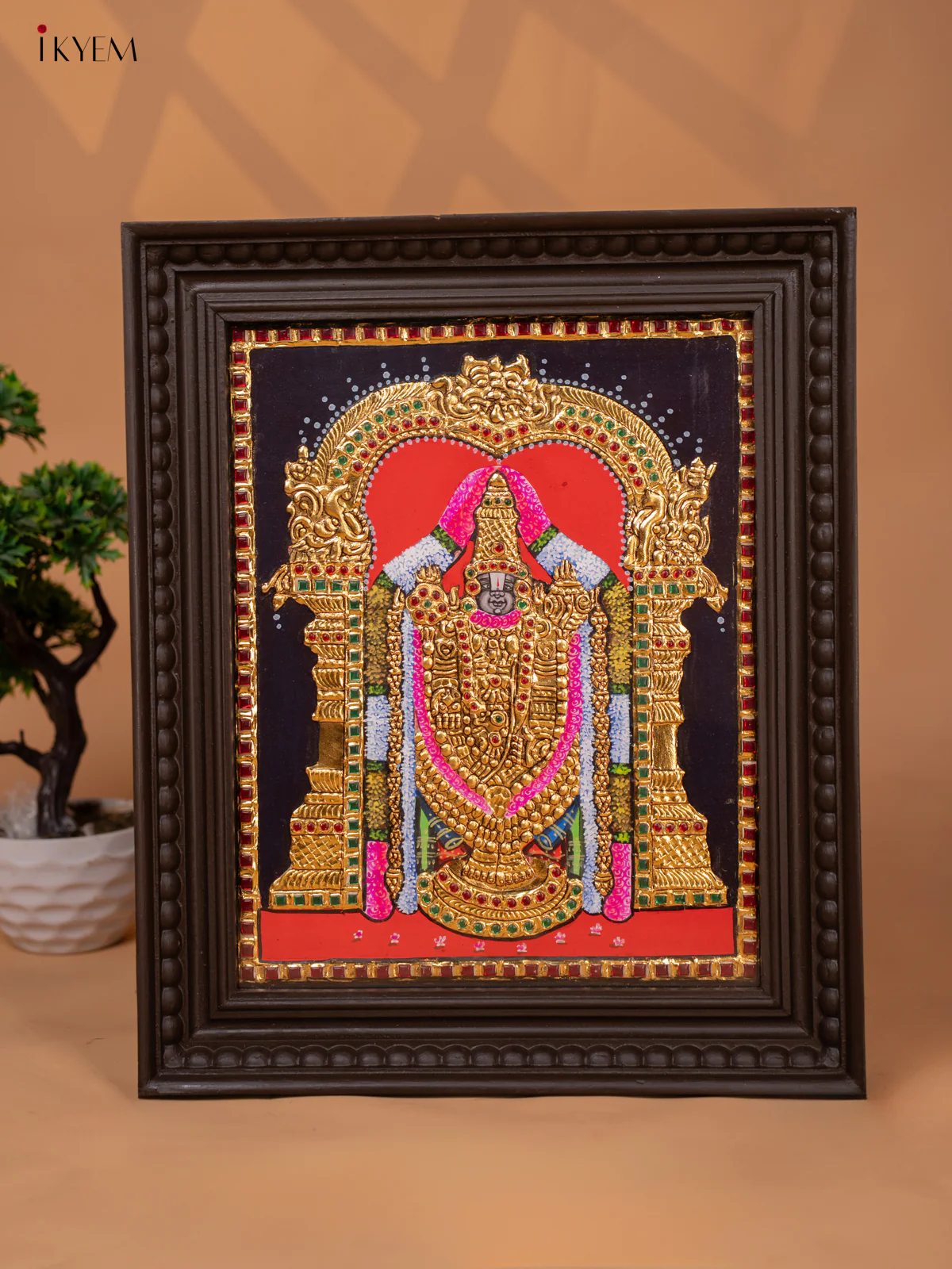 Balaji - Tanjore Painting (18x15) - KC06112 - Image 2