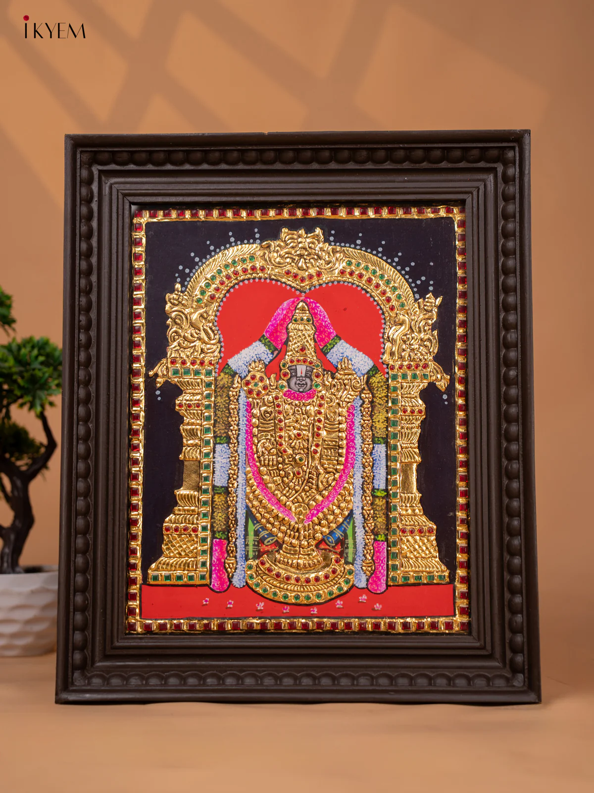 Balaji - Tanjore Painting (18x15) - KC06112 - Image 5