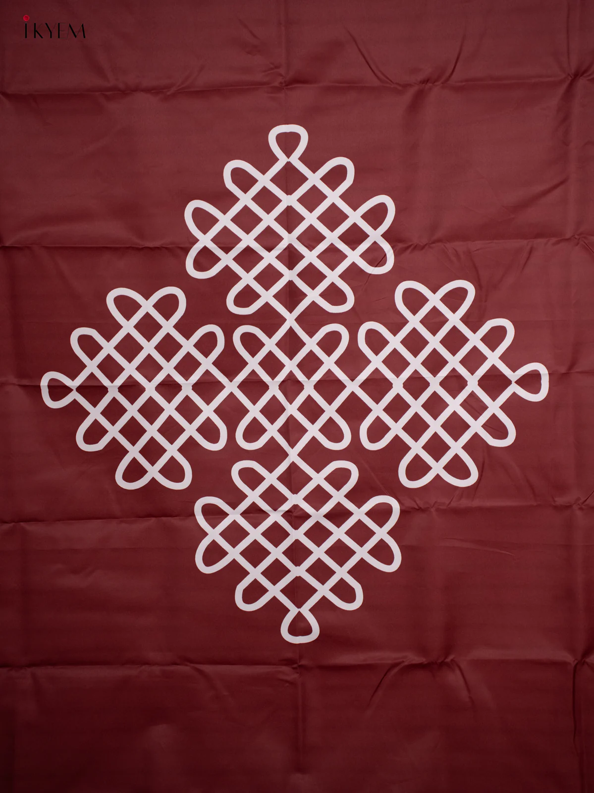 Kolam Backdrop Maroon - (5×8 feet) - KC11126 - Image 3