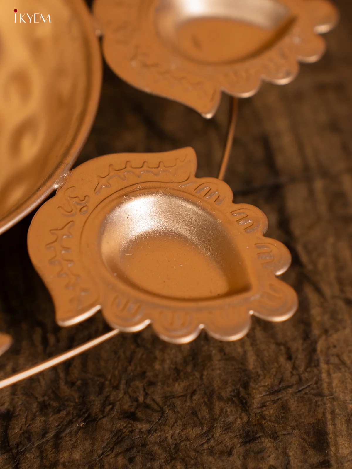 Metal Diya Urli with Peacock (12×12) - KC12127 - Image 5