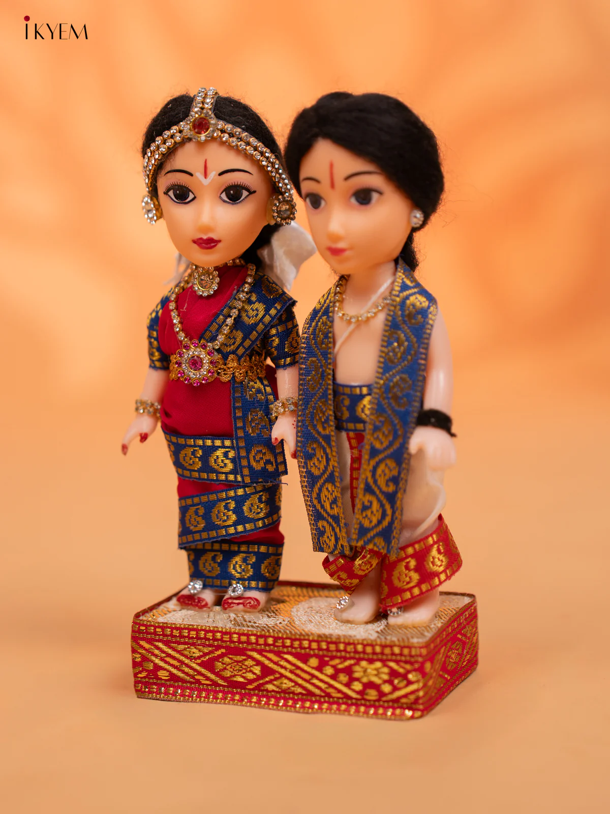 IYENGAR COUPLE - Golu Display Doll - 7 inch - KC28137 - Image 2