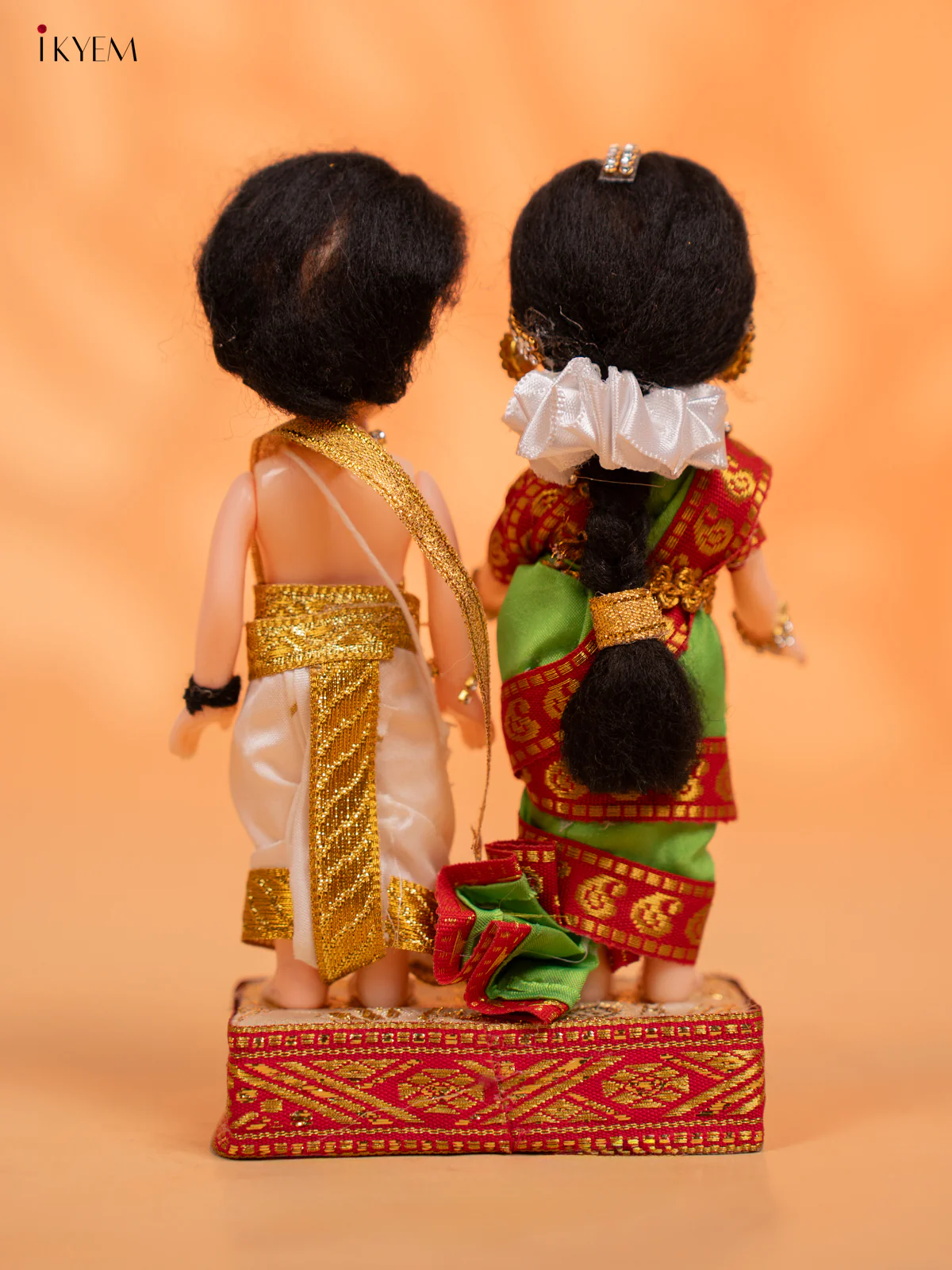 IYER COUPLE - Golu Display Doll - 6.5 inch - KC28138 - Image 5